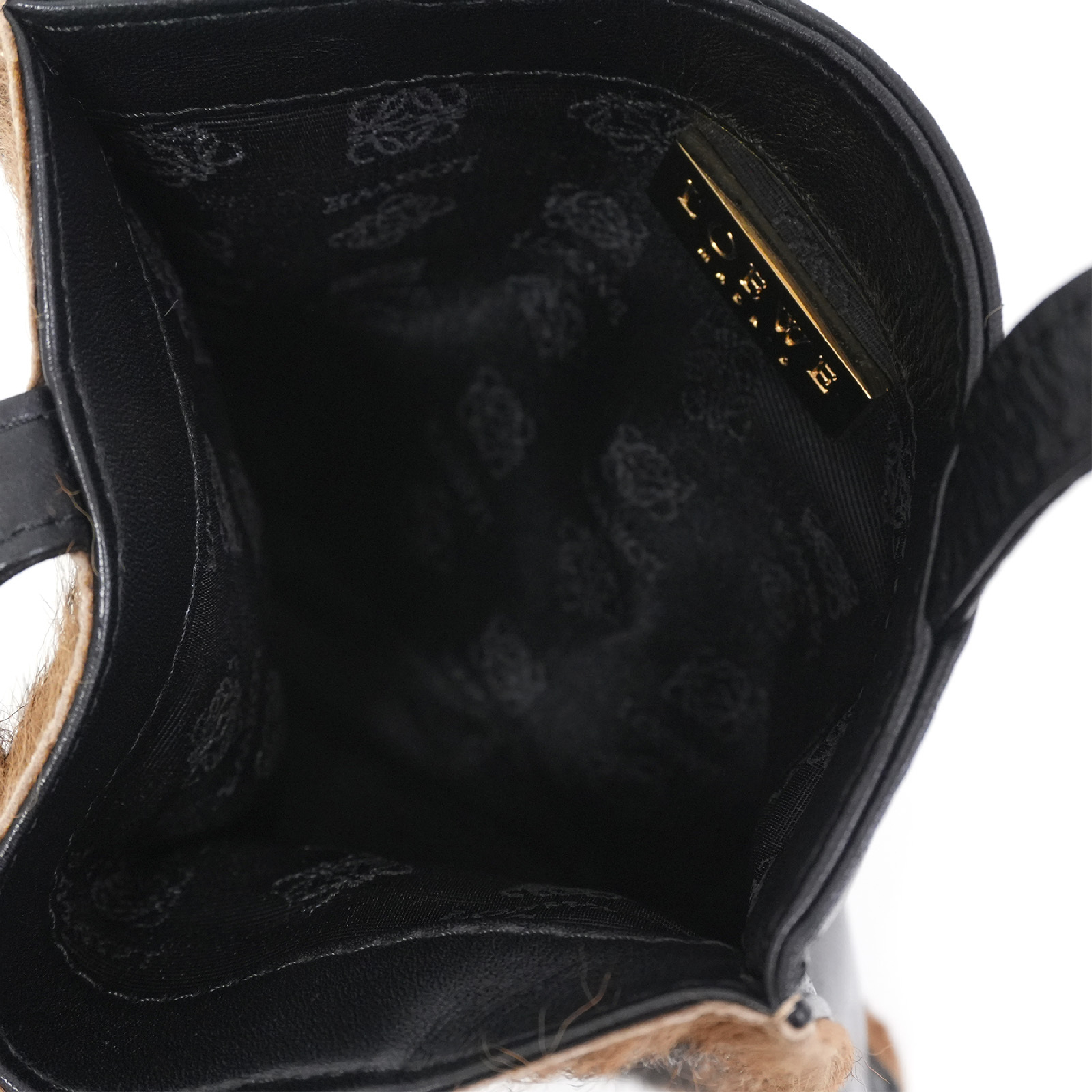Leopard Print Calfskin Mini Handbag with Care Card — view 4