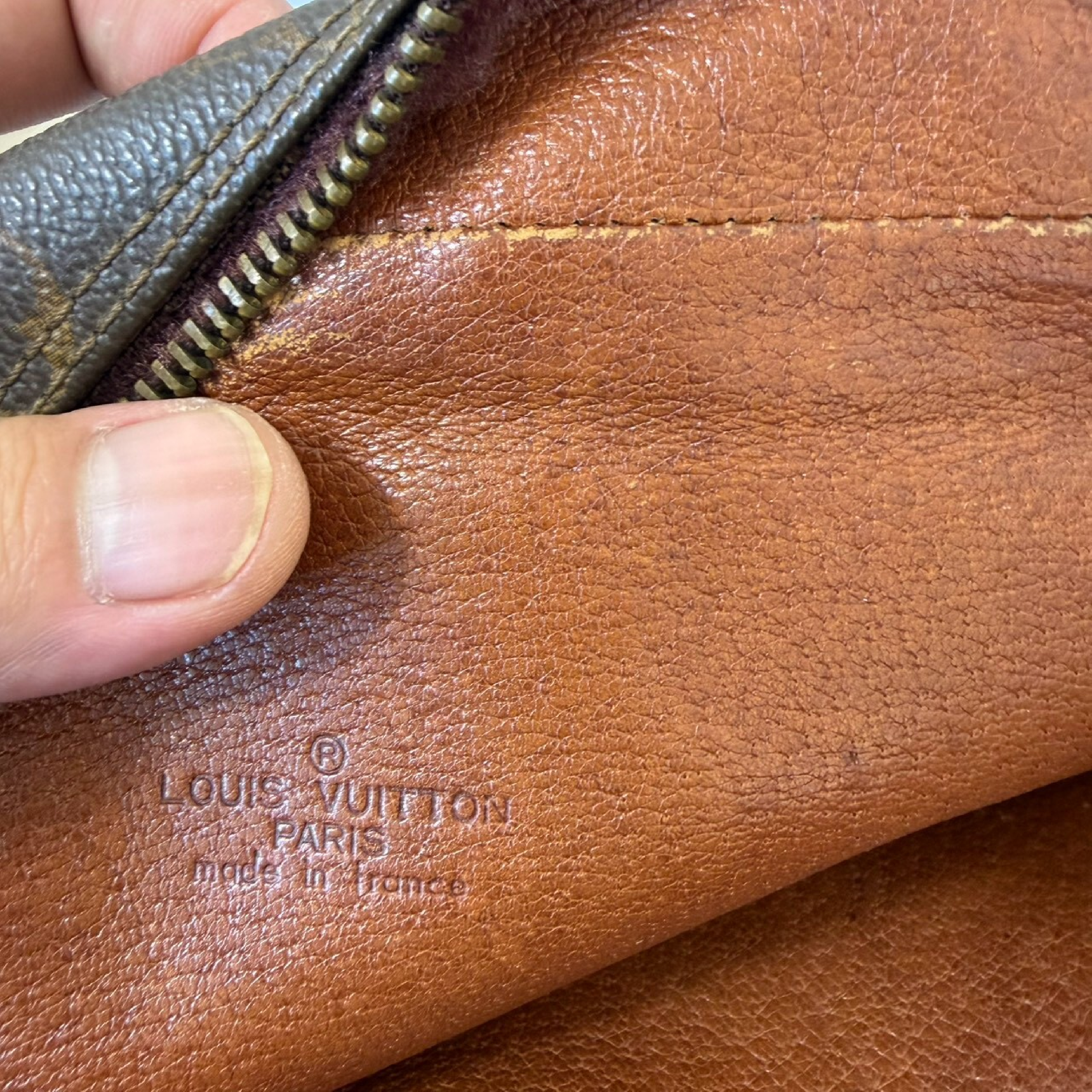 LV All-over Monogram Pattern Bag Marceau Shoulder Bag — view 3