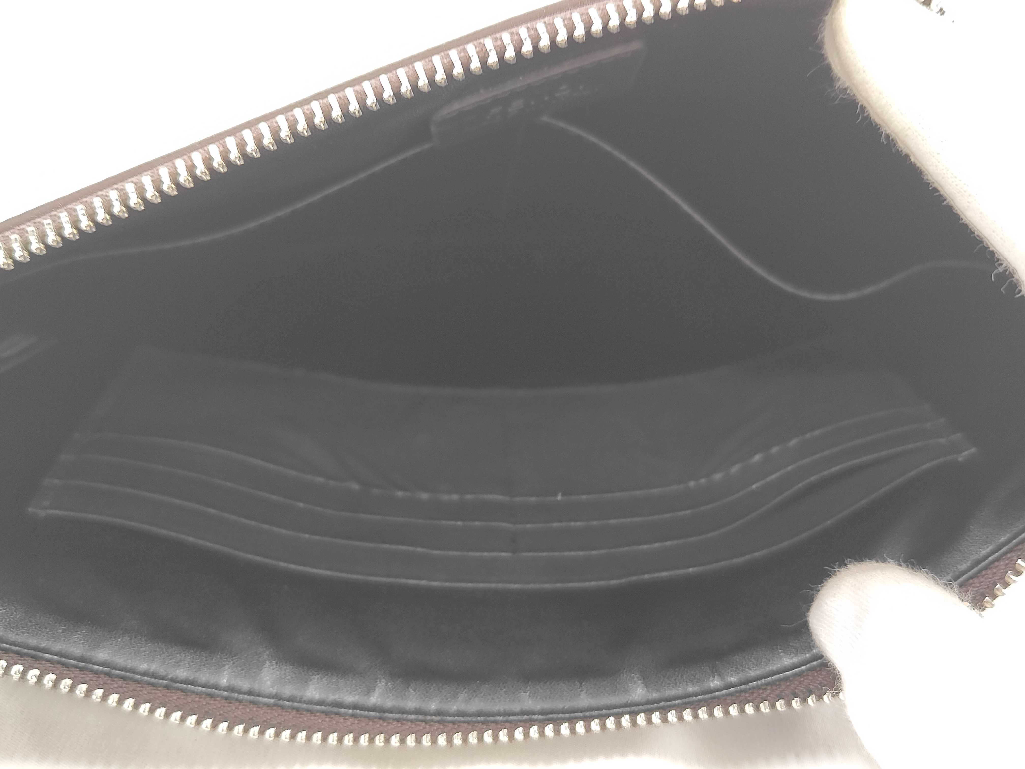 ID- Zucca PVC Clutch Bag Brown 7VA564 FE2188 Second bag — view 6