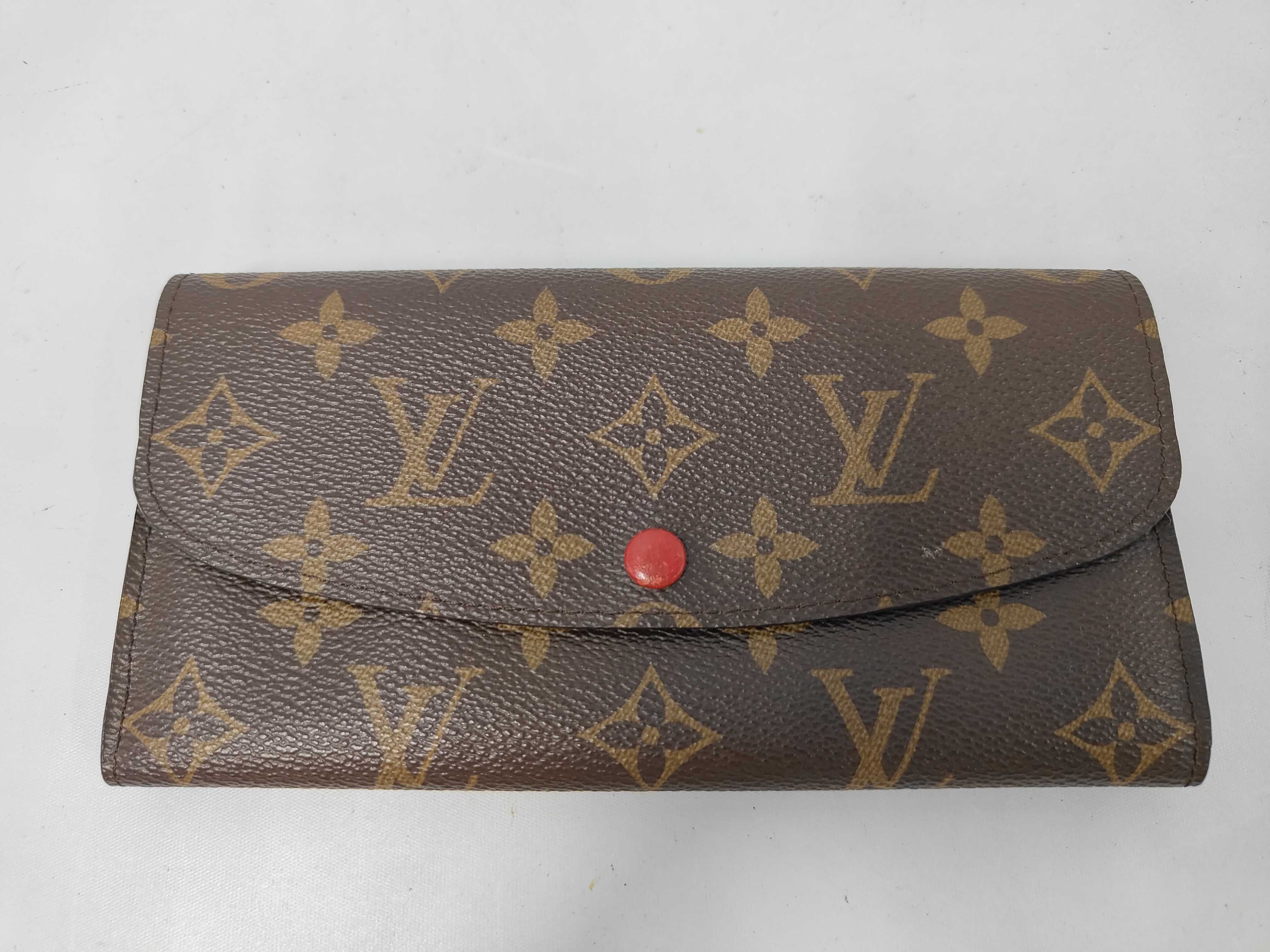 M60136 Monogram Portefeuille Emilie Wallet with Box and Dust Bag