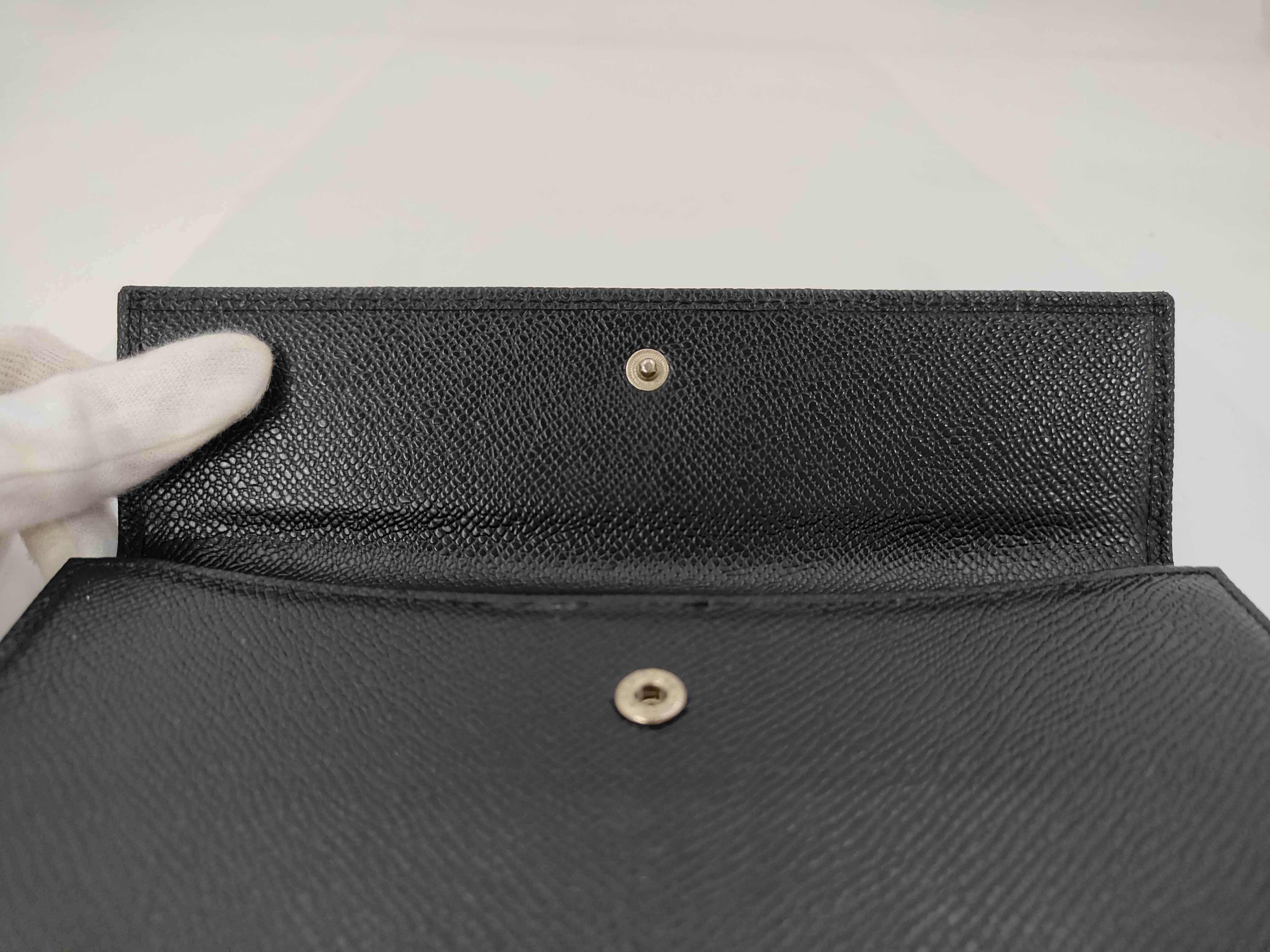 Bulgari Long Wallet Classico Leather Black Wallet — view 12