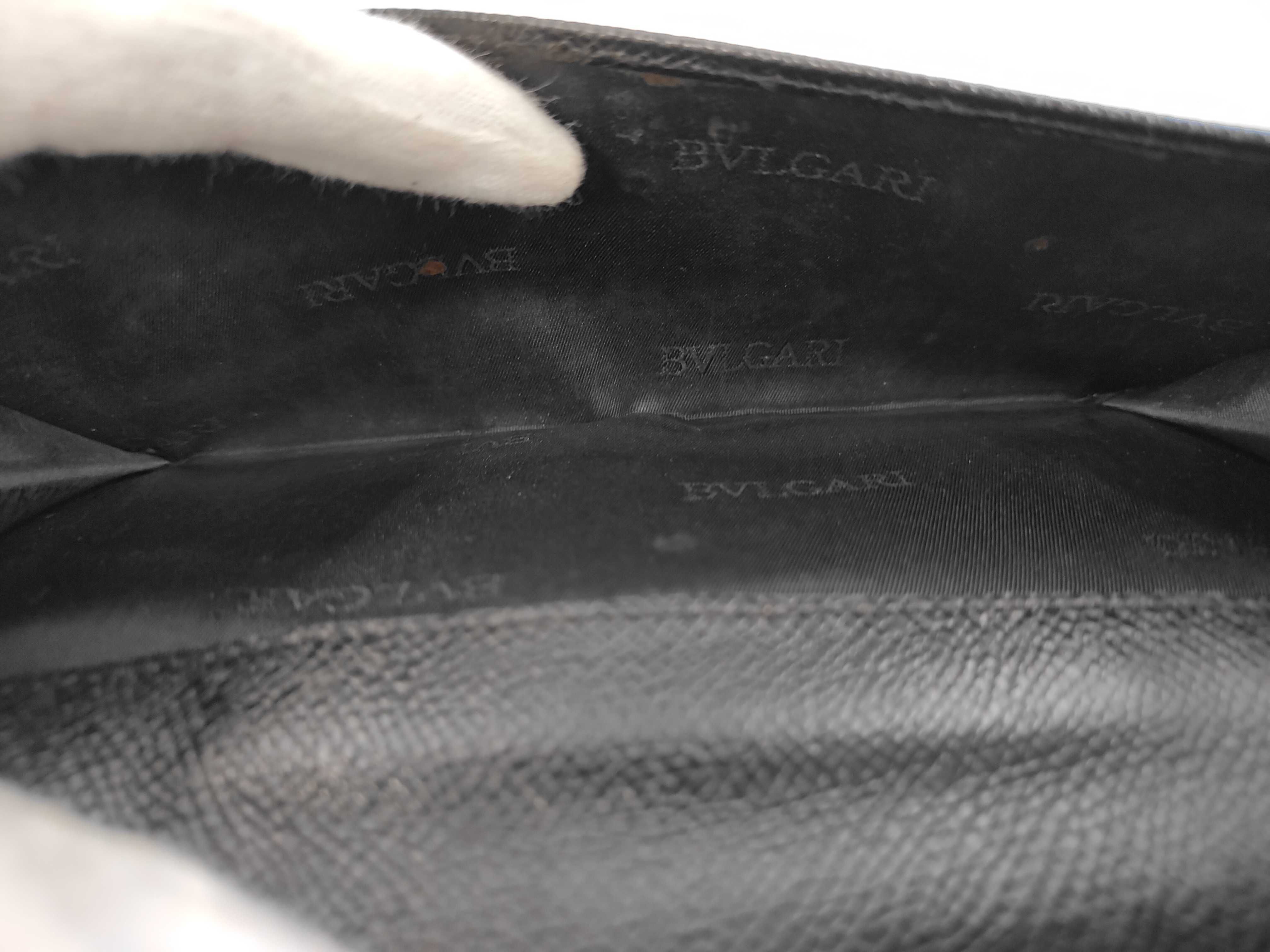 Bulgari Long Wallet Classico Leather Black Wallet — view 13