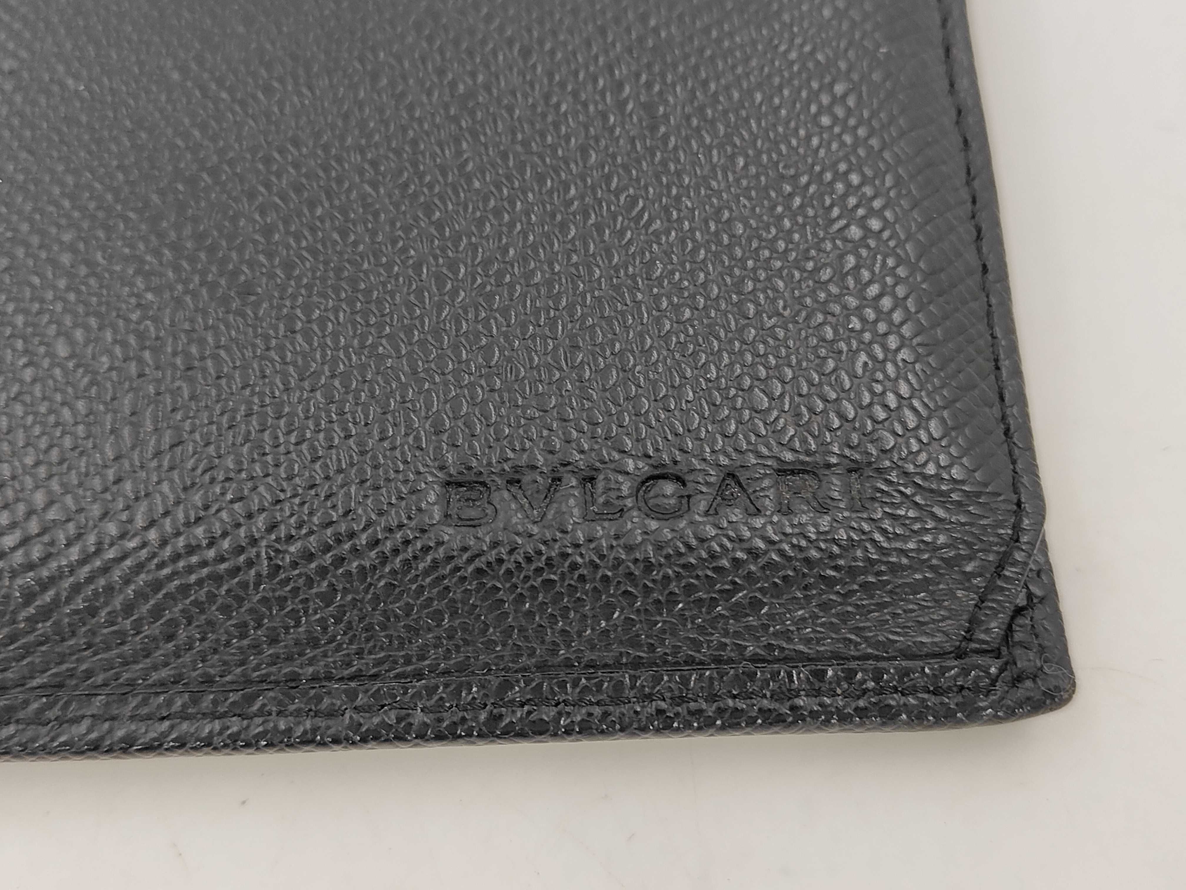 Bulgari Long Wallet Classico Leather Black Wallet — view 14