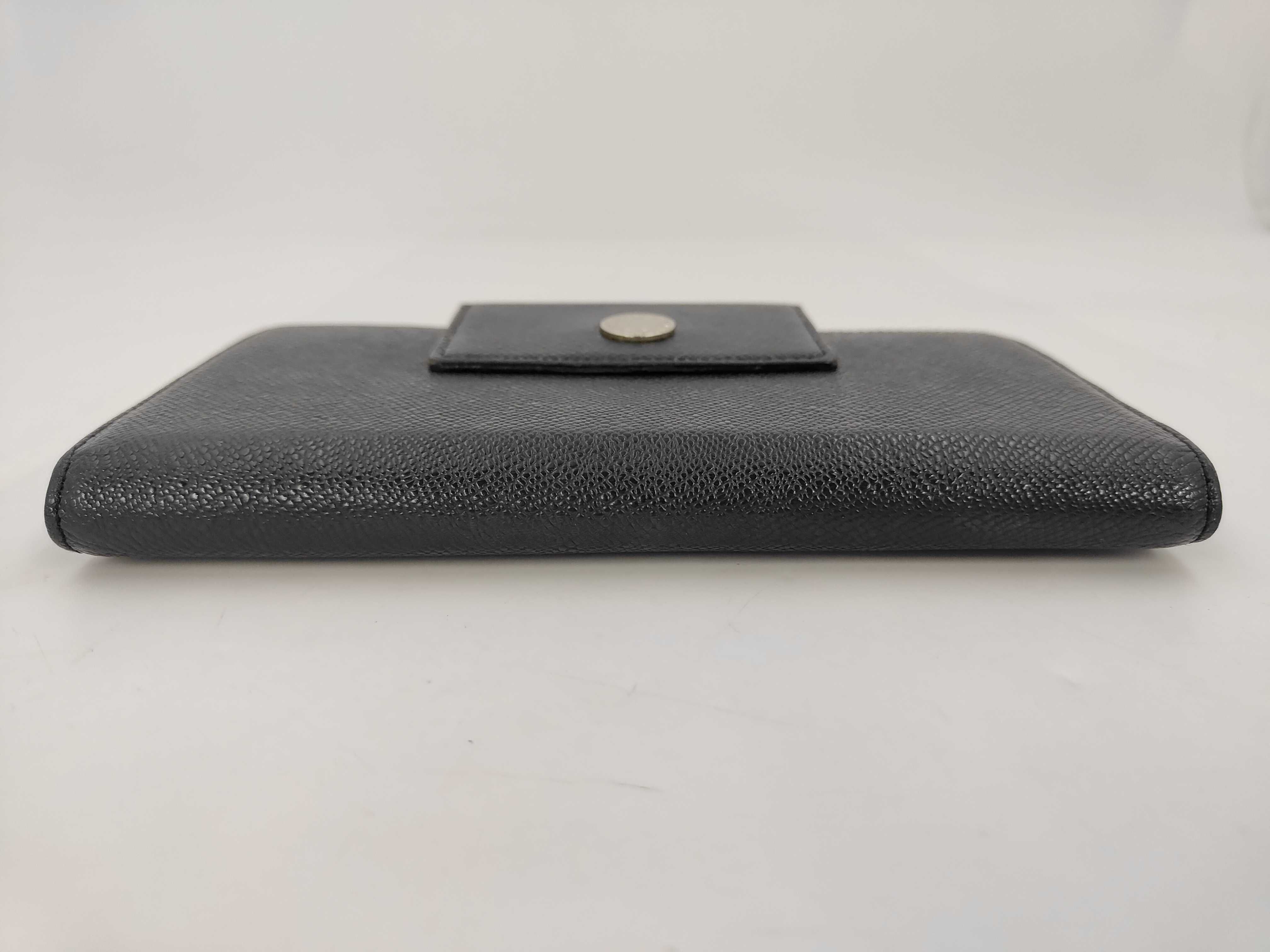Bulgari Long Wallet Classico Leather Black Wallet — view 3