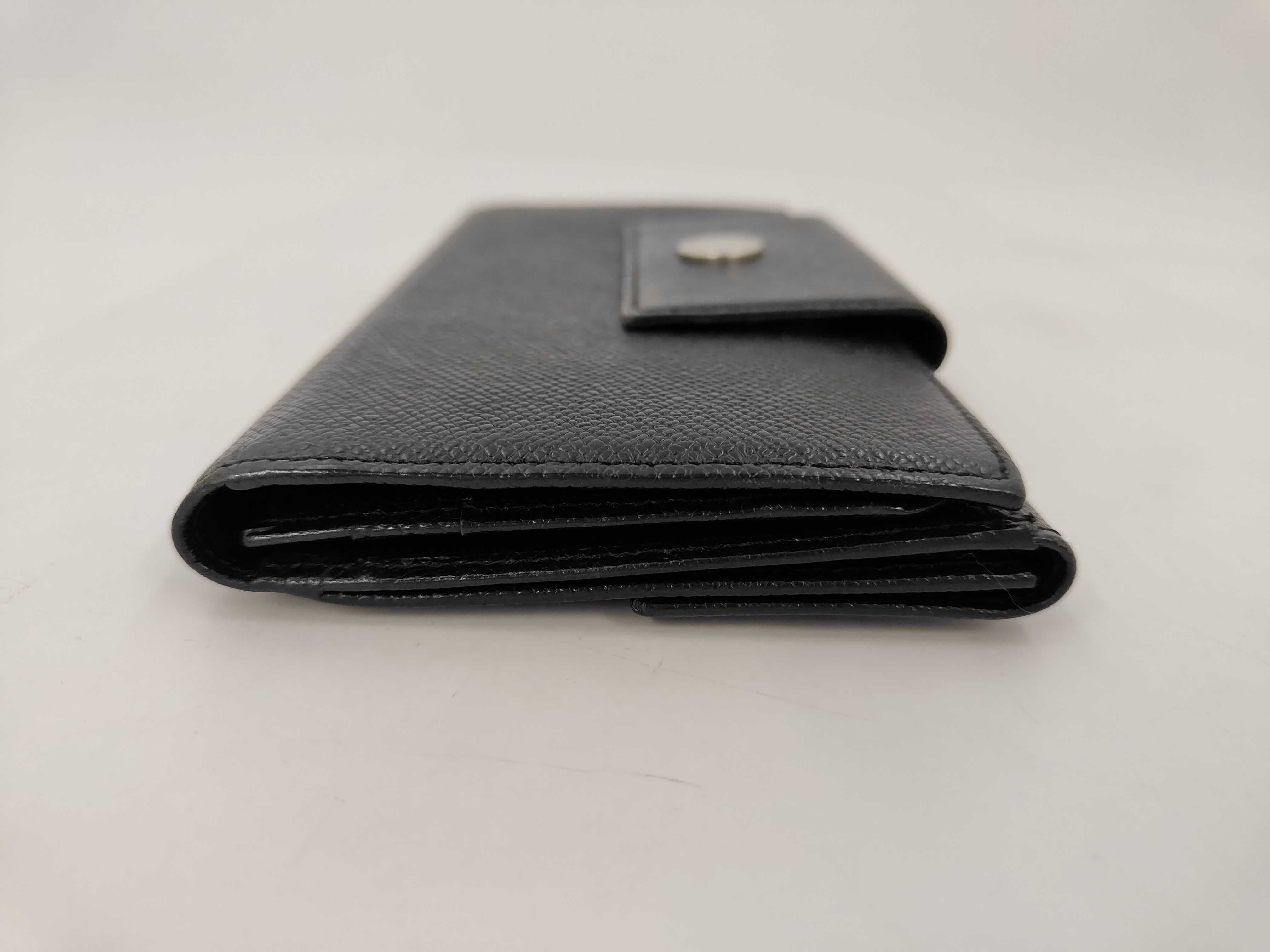 Bulgari Long Wallet Classico Leather Black Wallet — view 4