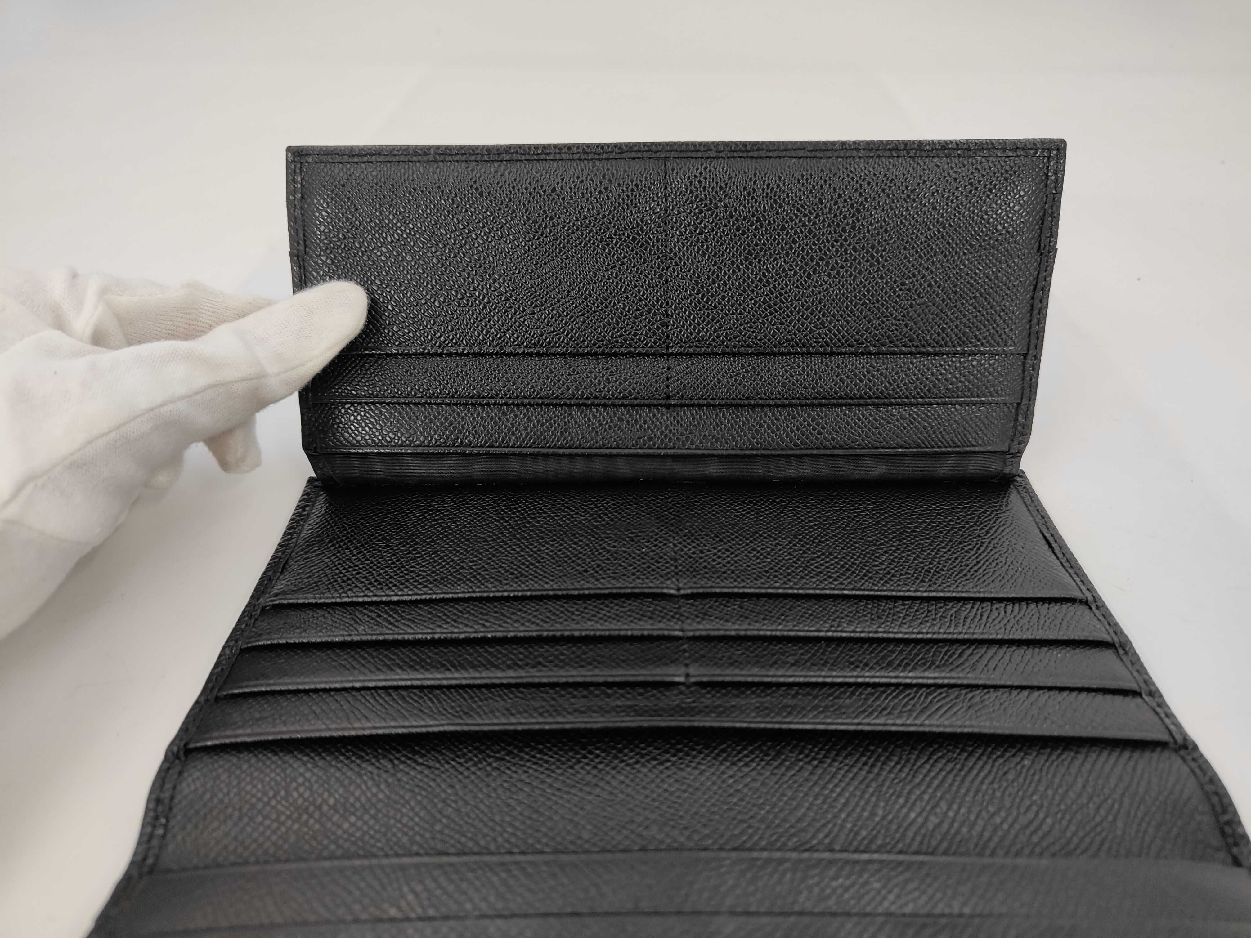Bulgari Long Wallet Classico Leather Black Wallet — view 10