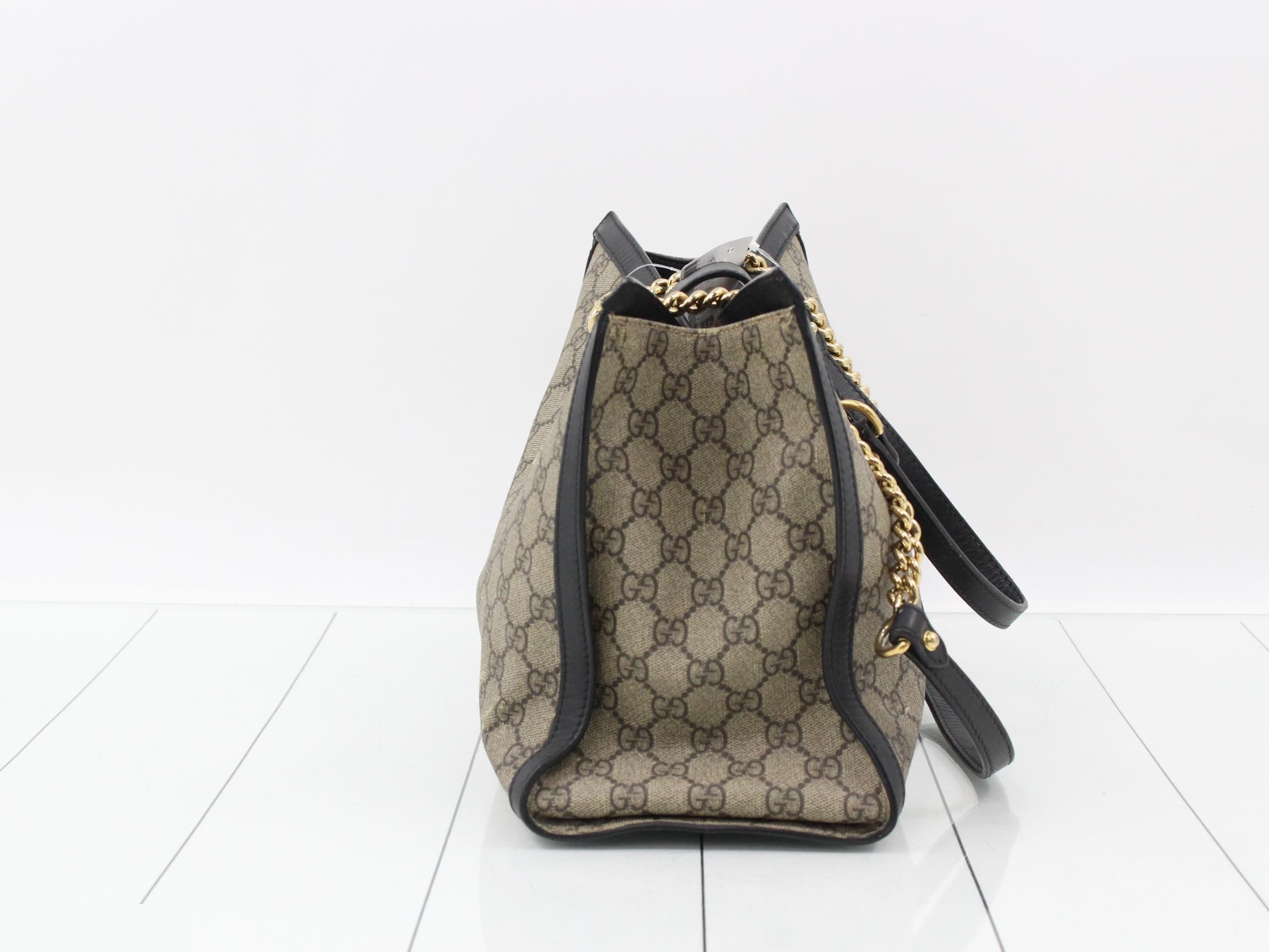 GG Supreme Padlock Chain Semi-Shoulder Bag — view 3