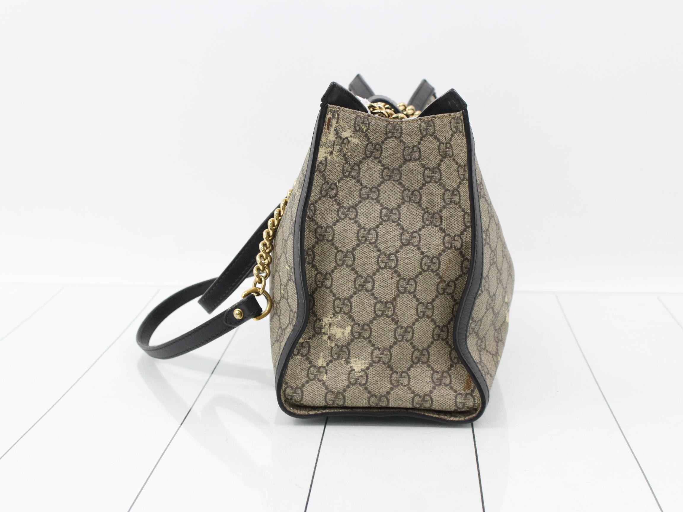 GG Supreme Padlock Chain Semi-Shoulder Bag — view 4