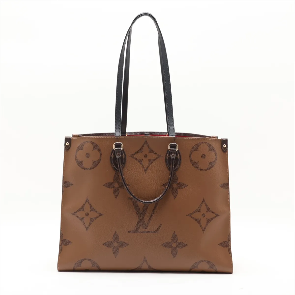 Giant Monogram Reverse OnTheGo GM M45320 FN0271 Brown (RFID detected) — view 2