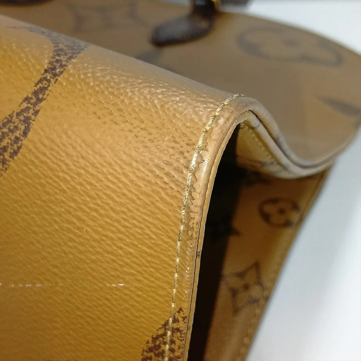 Giant Monogram Reverse OnTheGo GM M45320 FN0271 Brown (RFID detected) — view 15