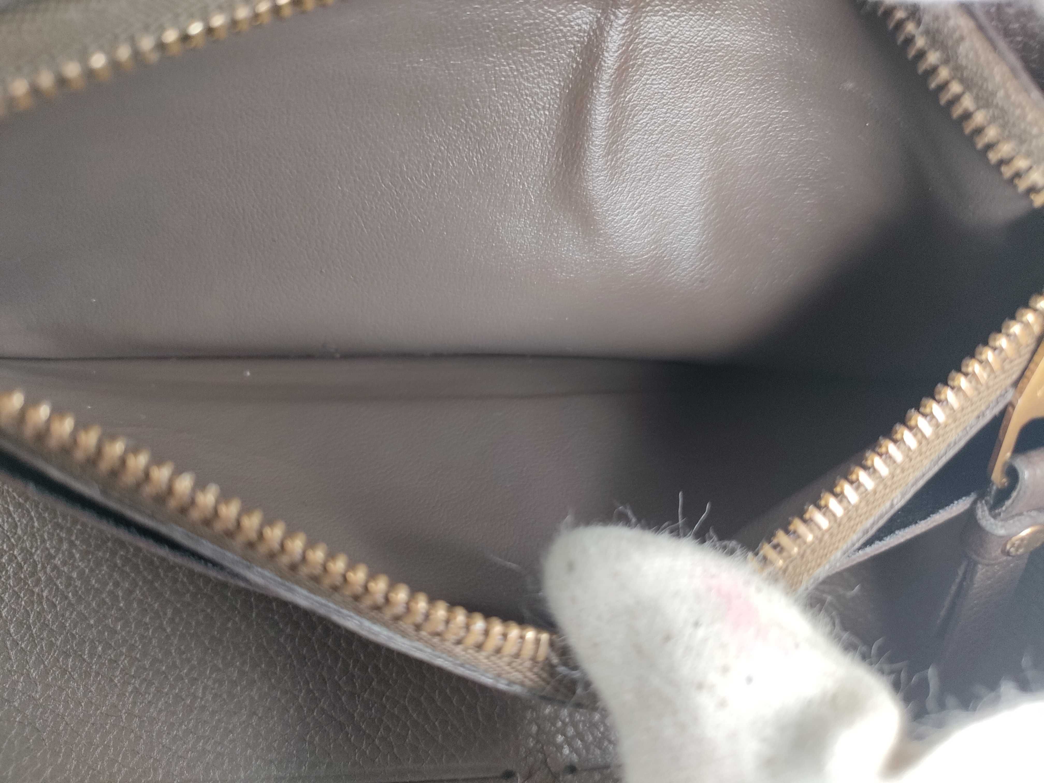 Monogram Empreinte Louis Vuitton Empreinte Leather Round Long Wallet Serial Number Wallet — view 11