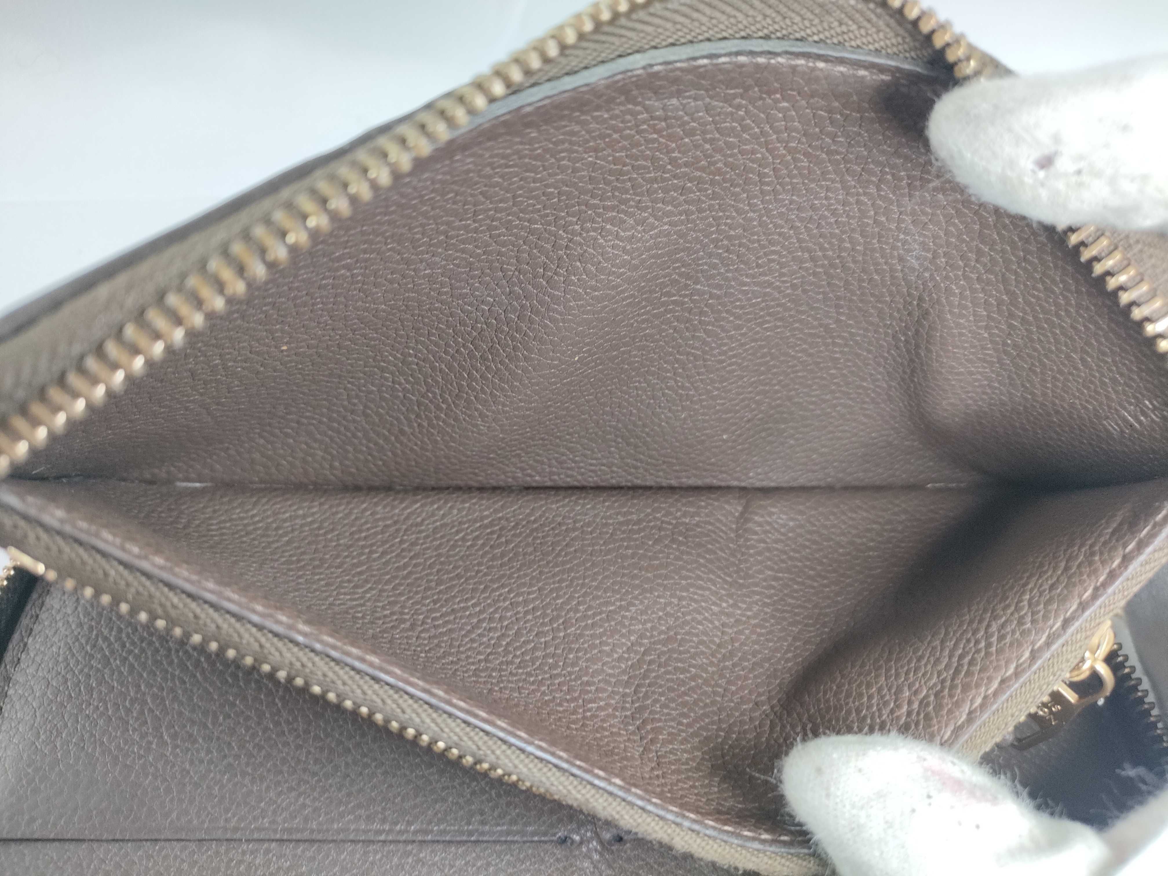 Monogram Empreinte Louis Vuitton Empreinte Leather Round Long Wallet Serial Number Wallet — view 9