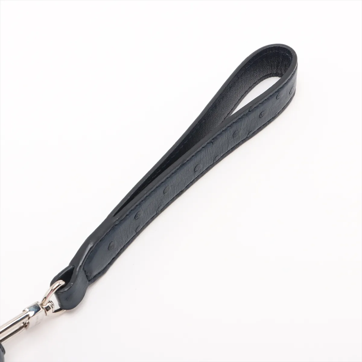 Ostrich Pochette Thames - TR1128 Navy — view 5