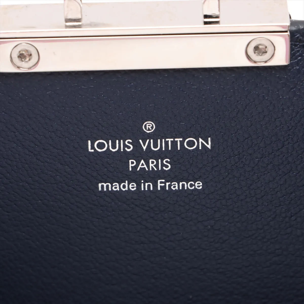 Ostrich Pochette Thames - TR1128 Navy — view 10