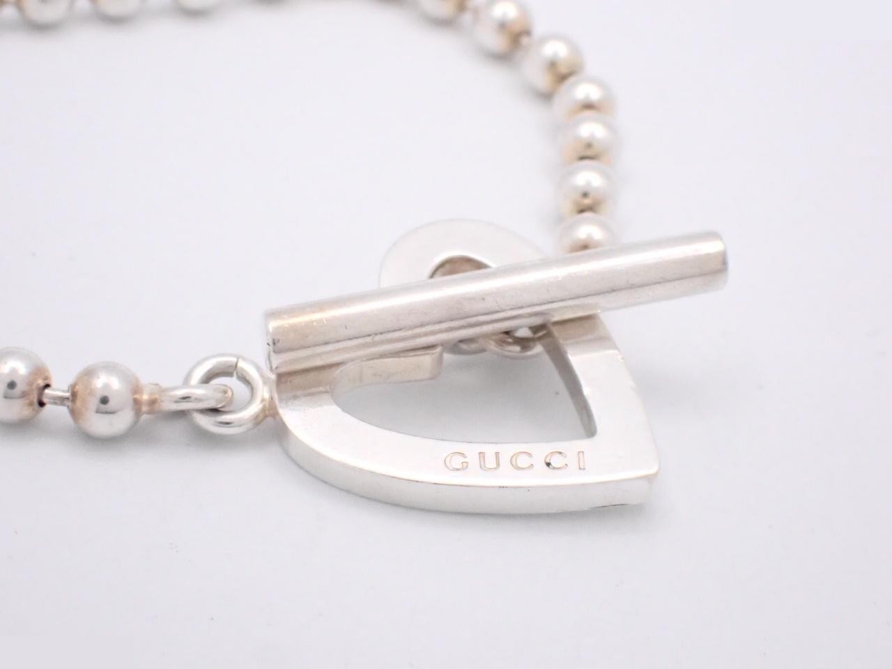 Ball chain heart bracelet, 925 sterling silver, 13.1g, wrist circumference approx. 16.5cm — view 3