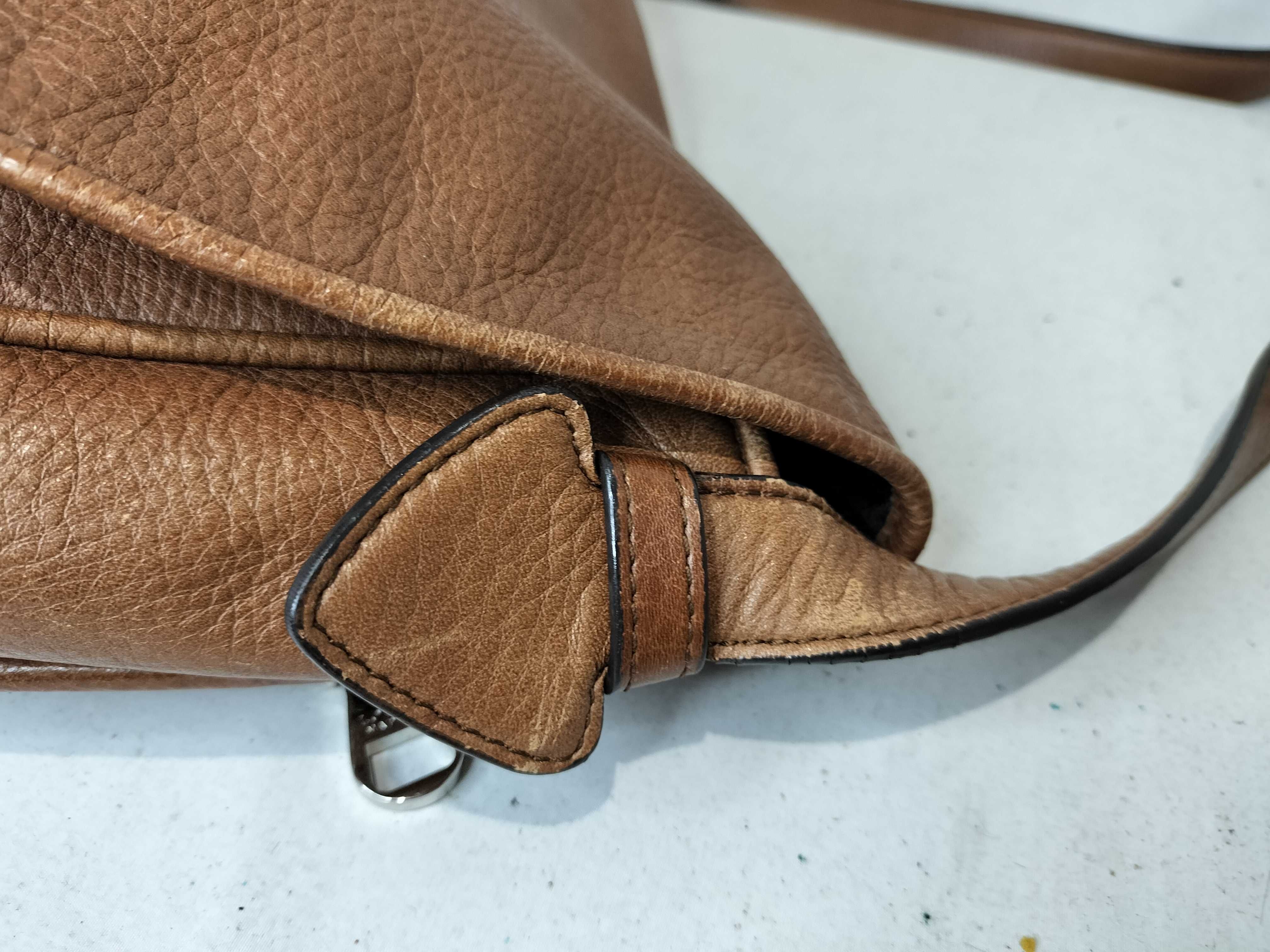 Heritage All-Leather Brown Shoulder Bag — view 6
