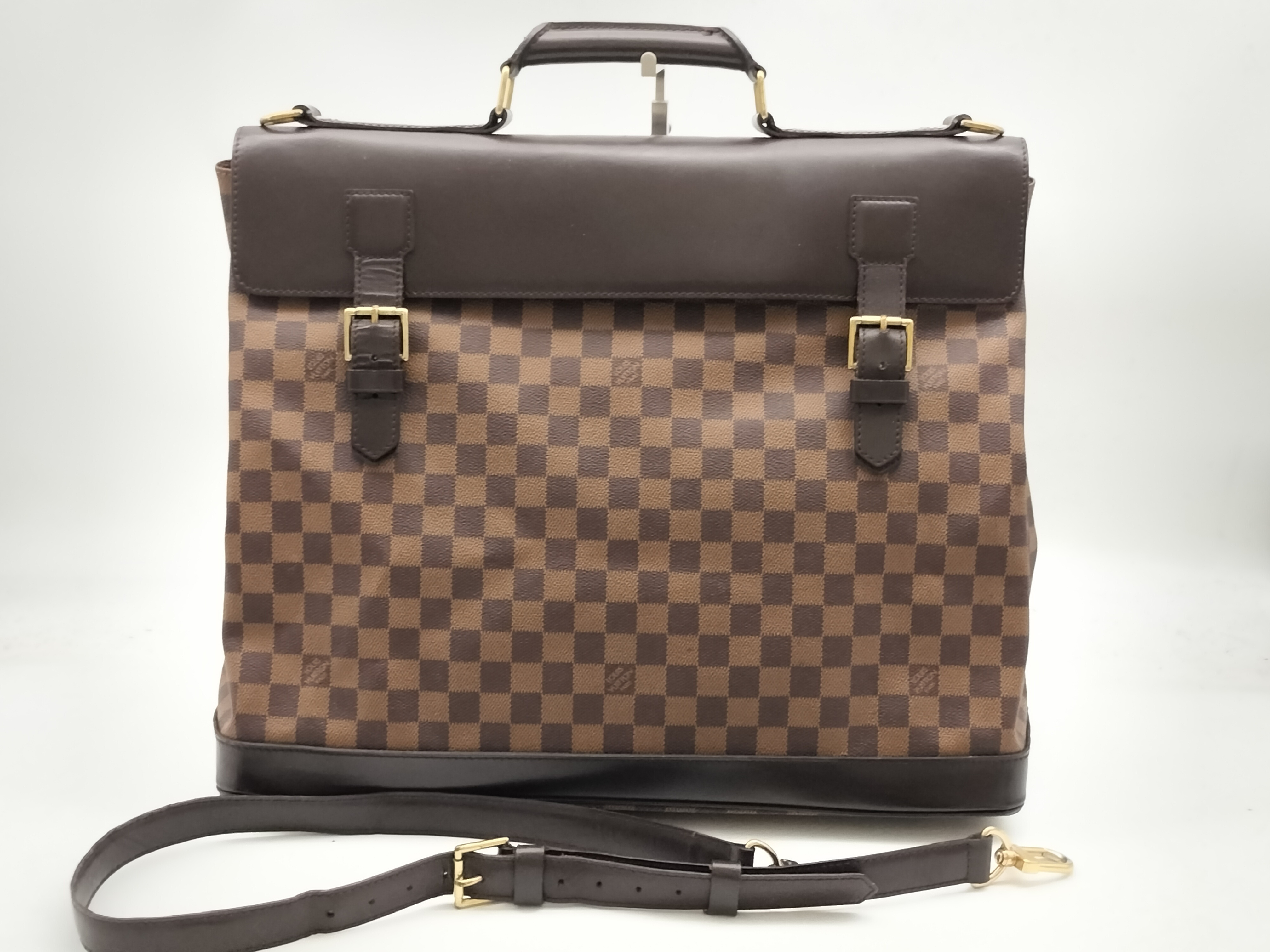 Damier West End PM N41130 Shoulder Strap Boston Bag