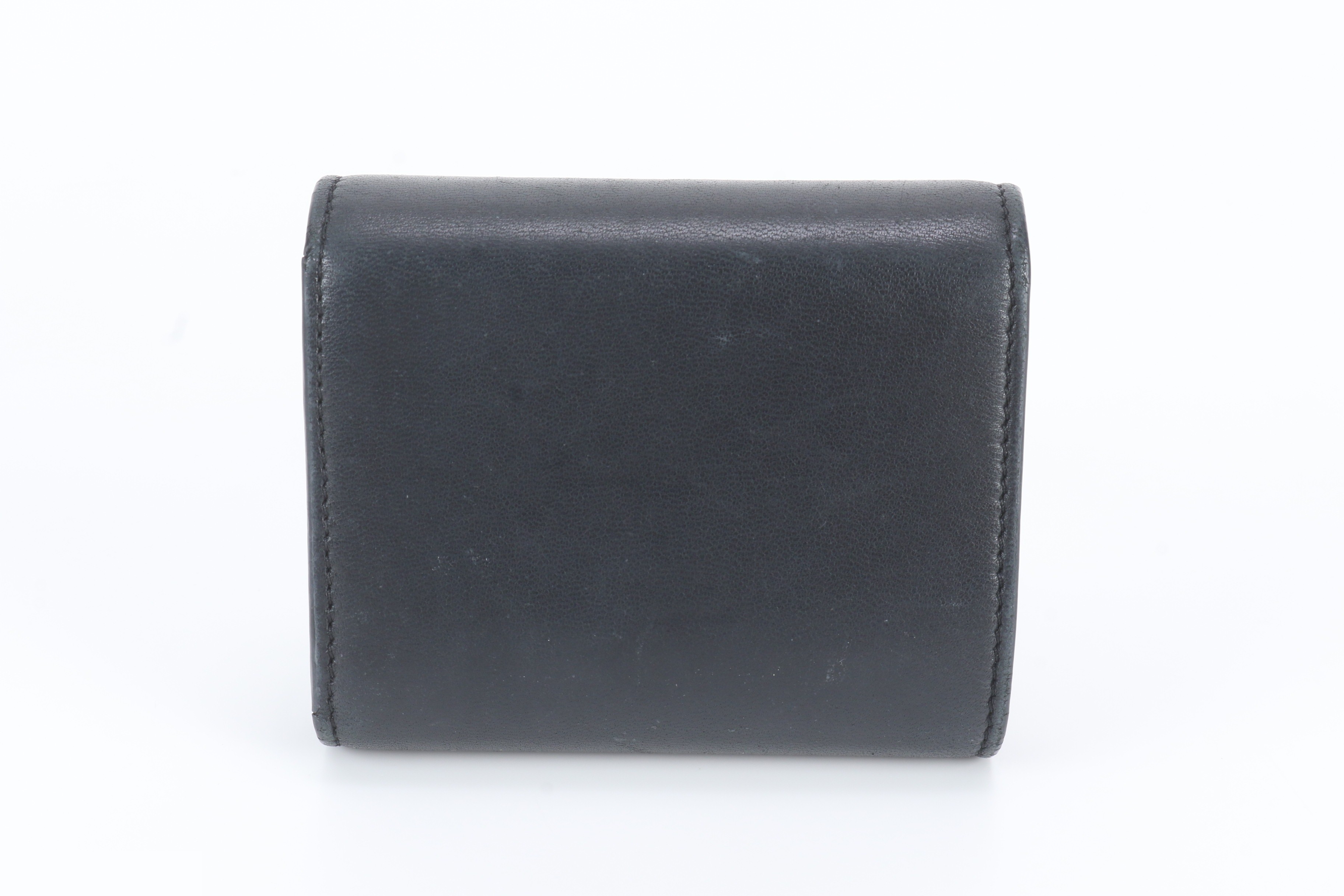 Small Flap Wallet, Triomphe Leather, Tri-fold Wallet — view 2