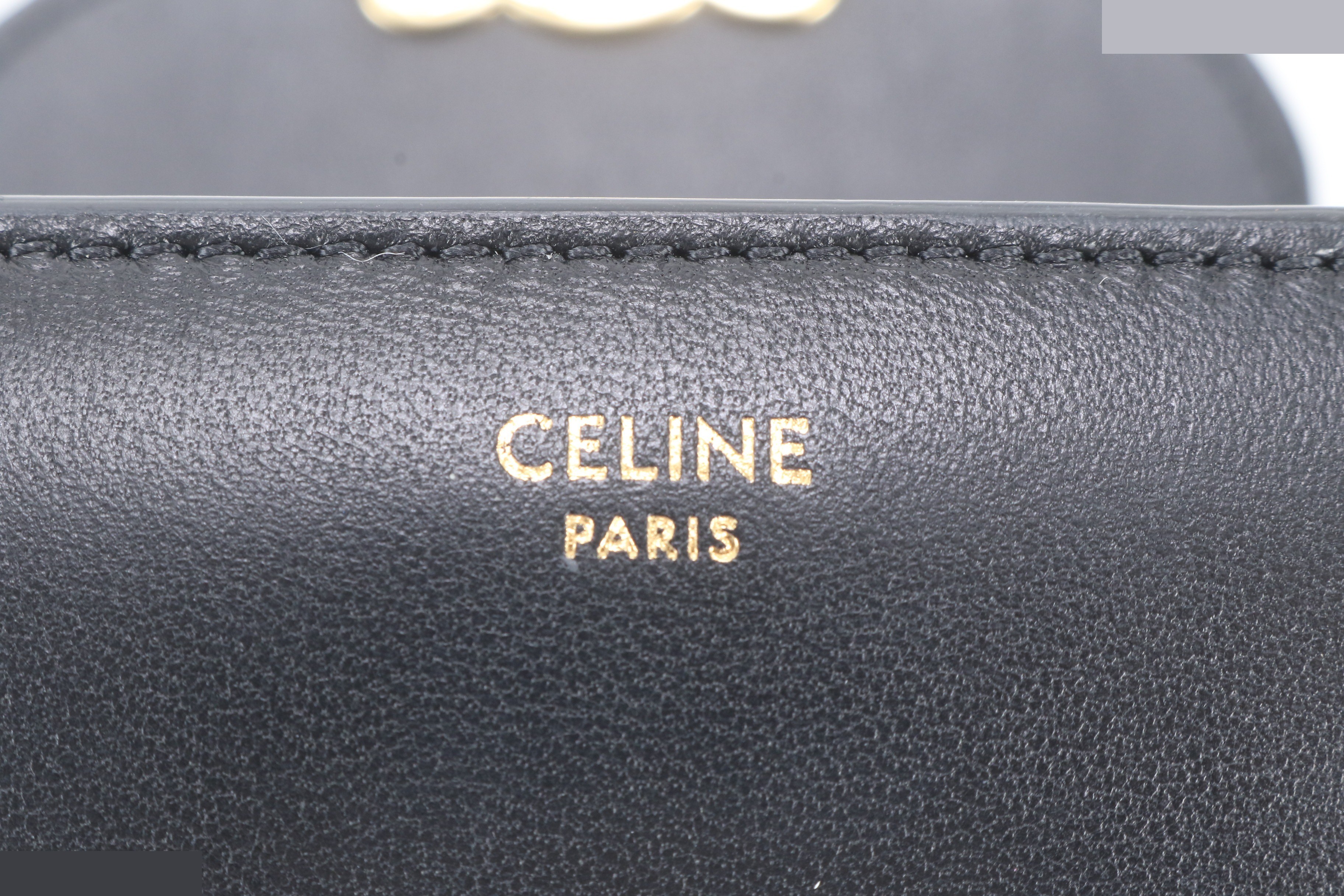 Small Flap Wallet, Triomphe Leather, Tri-fold Wallet — view 10
