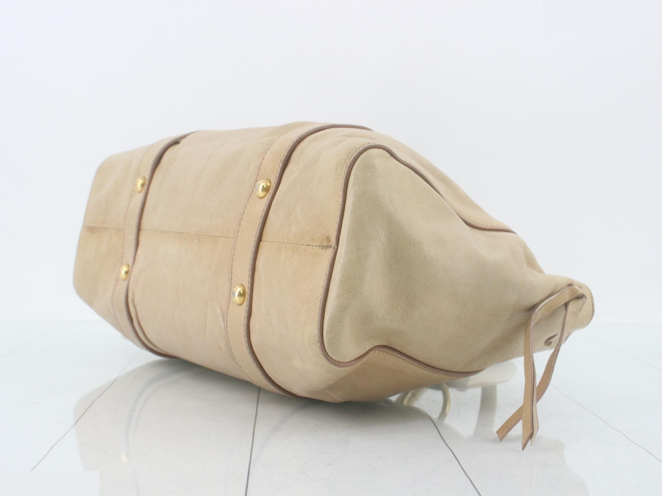 Other lines: Bags - 2-way bag with long strap, leather, beige — view 6