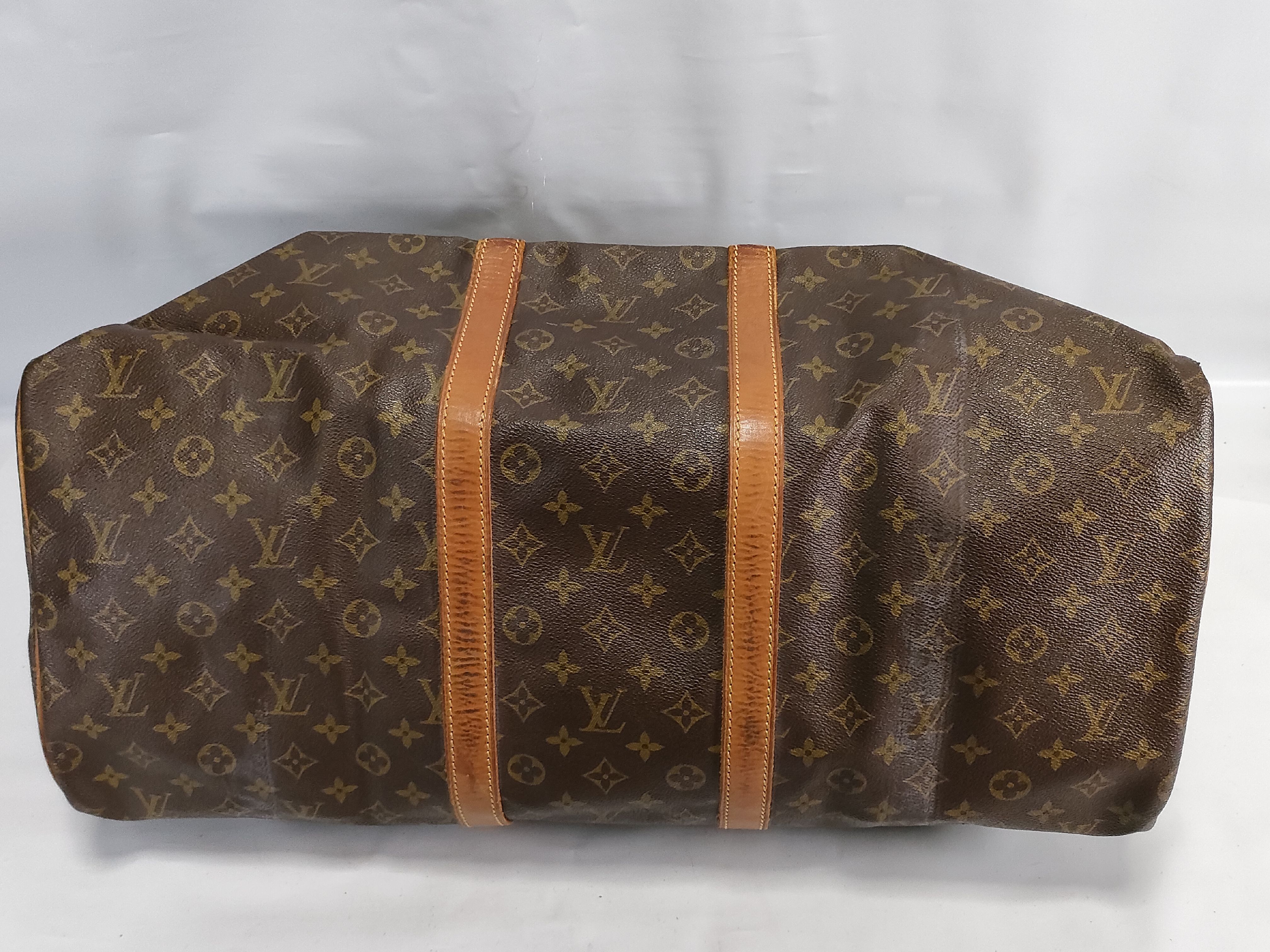 Monogram Keepall 55 (Vintage Model) Boston Bag — view 7
