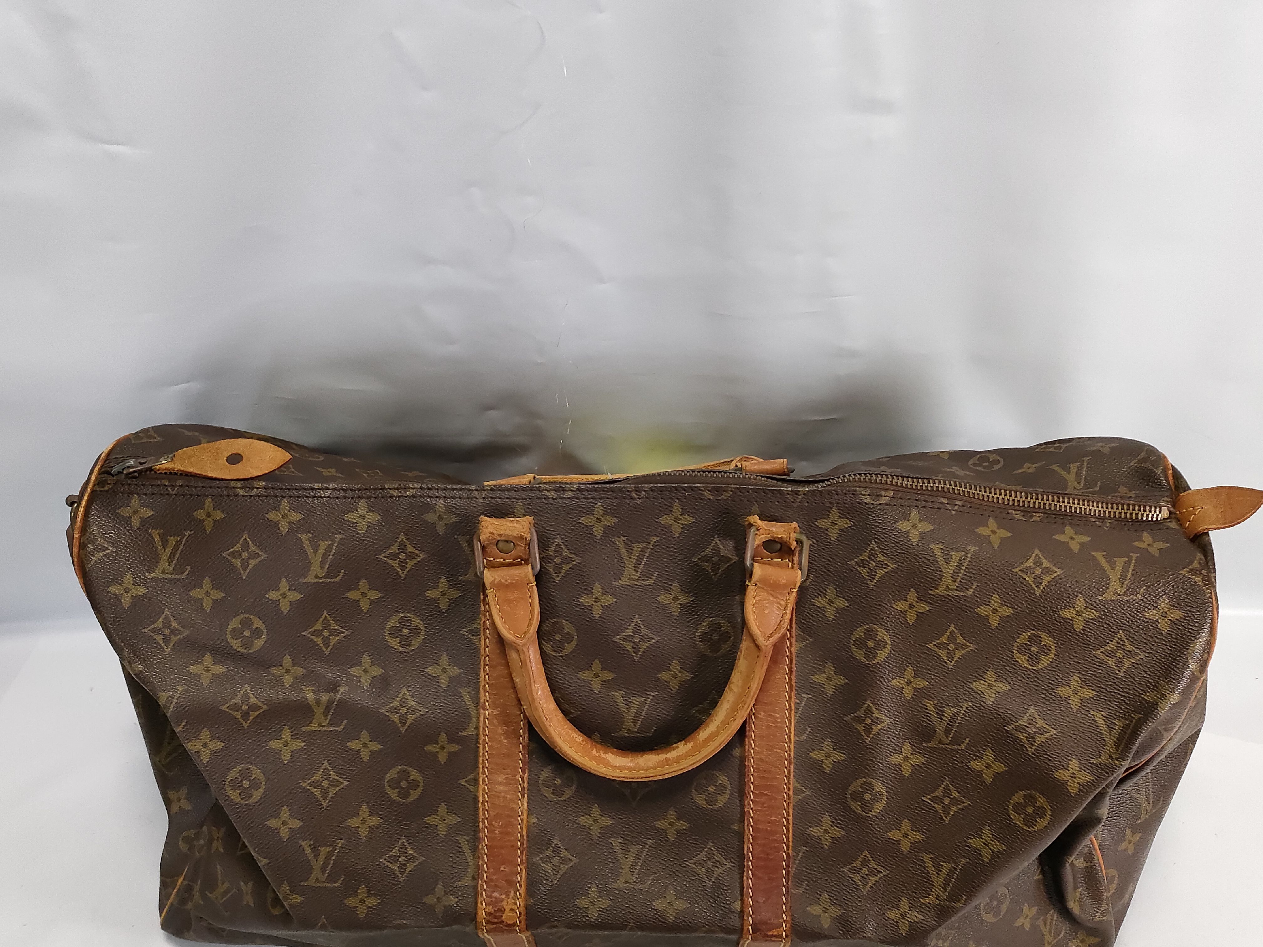 Monogram Keepall 55 (Vintage Model) Boston Bag — view 8