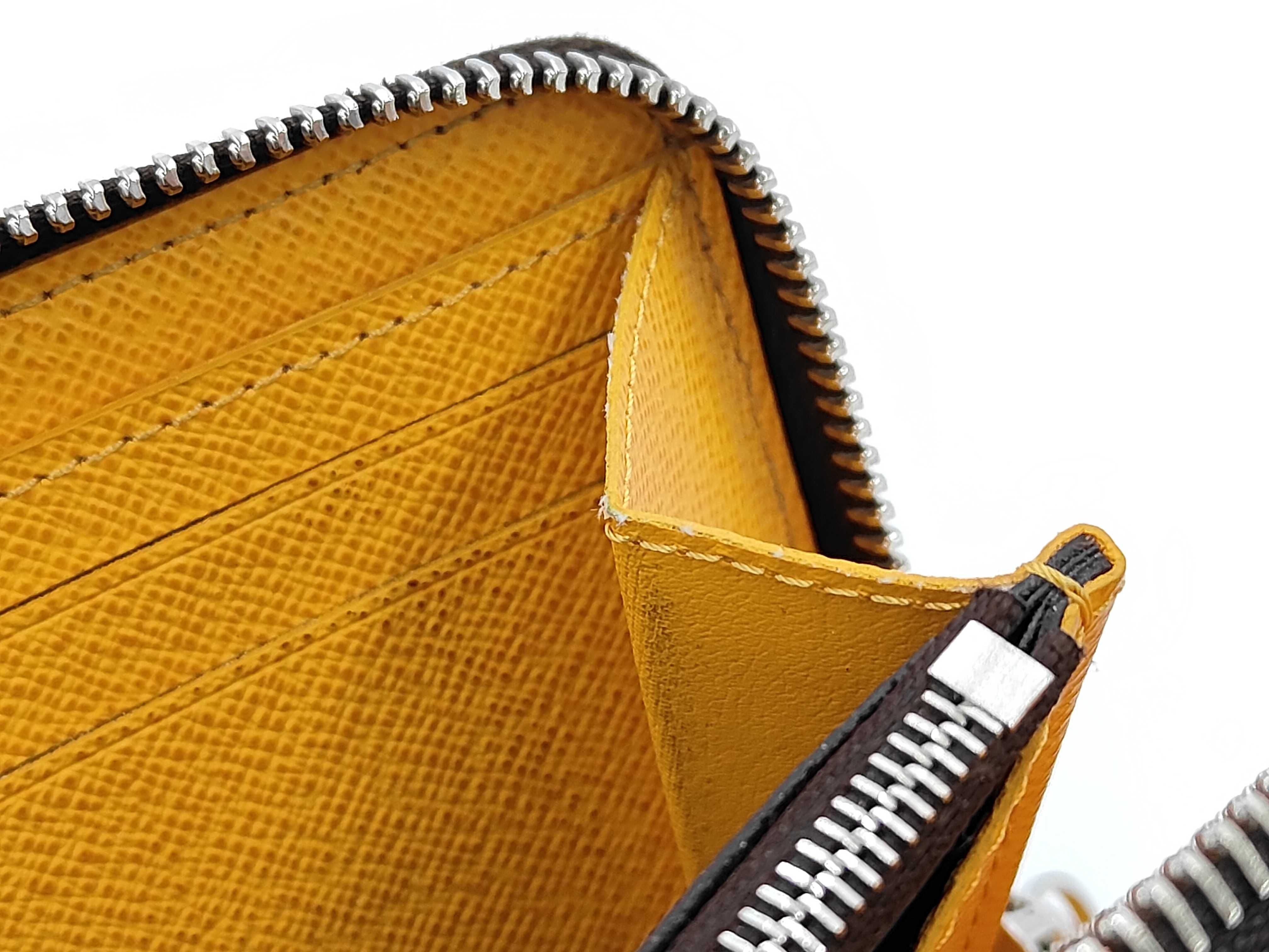 M60744 Portefeuille Clemence Mimosa Monogram Round Zip Long Wallet RFID Wallet — view 11