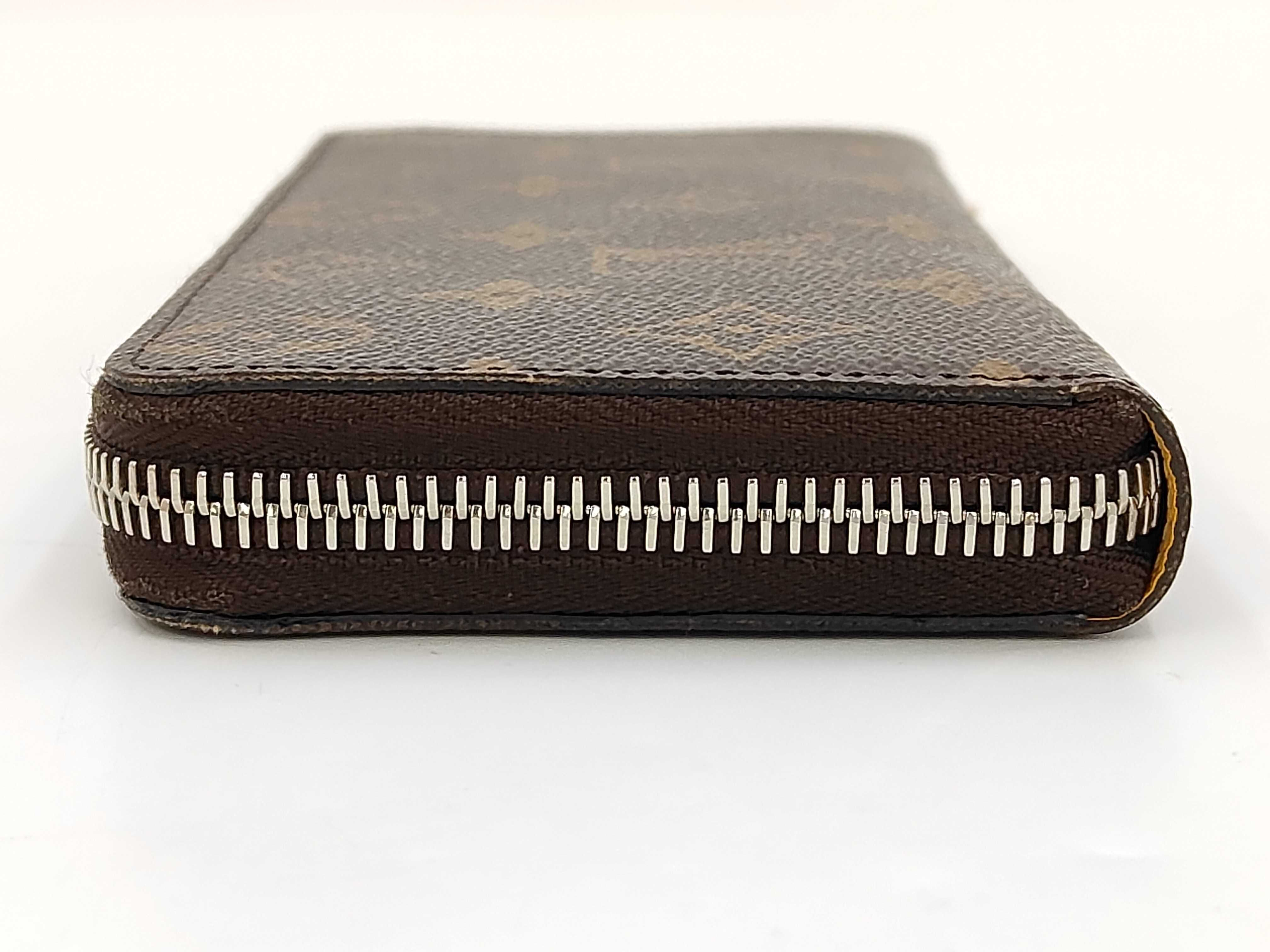 M60744 Portefeuille Clemence Mimosa Monogram Round Zip Long Wallet RFID Wallet — view 6