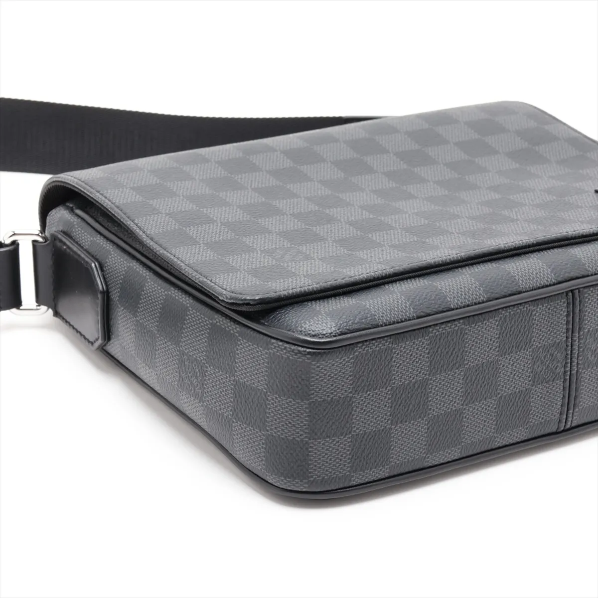 Damier Graphite District PM NV3 N42710 Black (RFID detected) — view 4