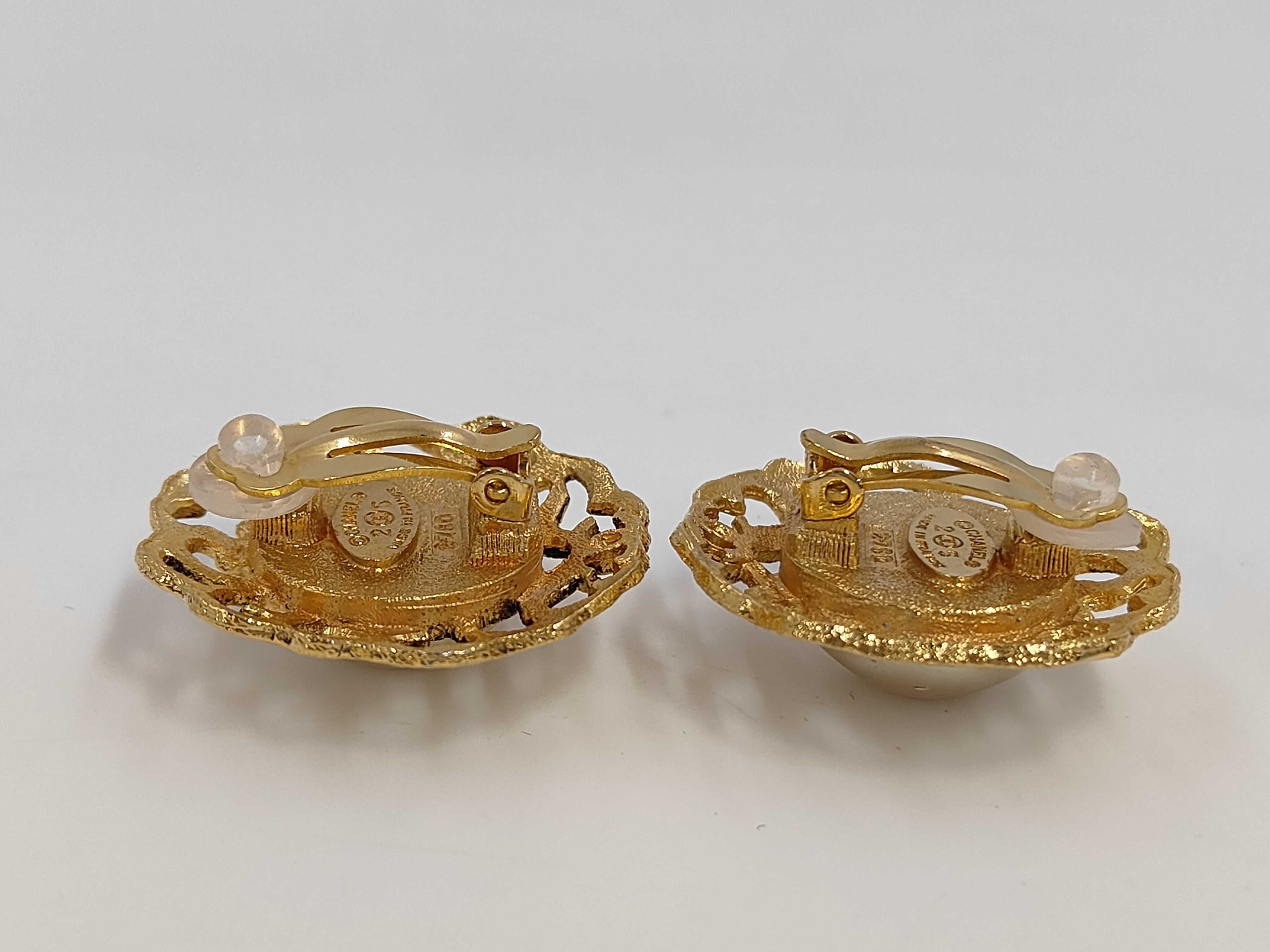 Pearl Gold Earrings — view 3