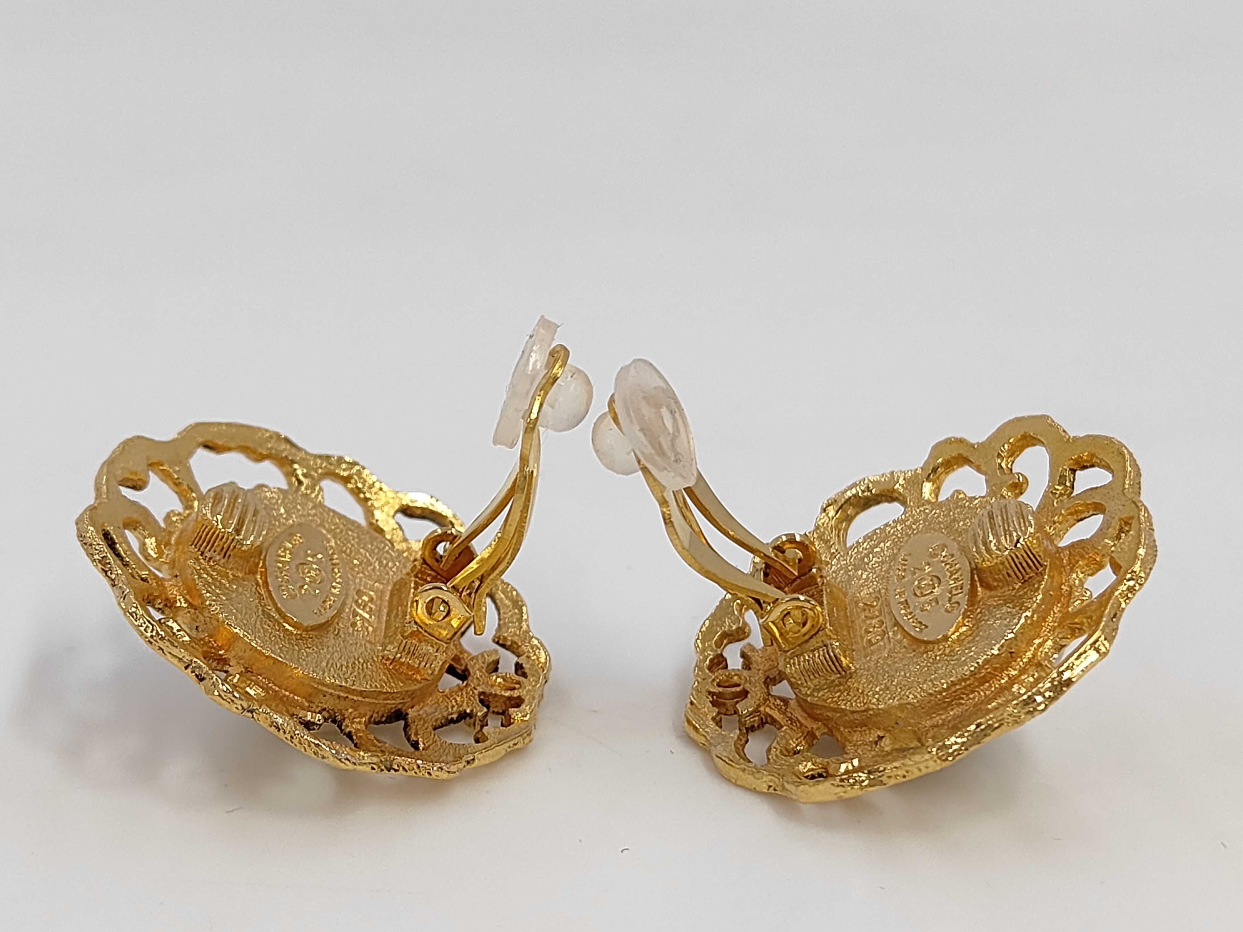 Pearl Gold Earrings — view 4