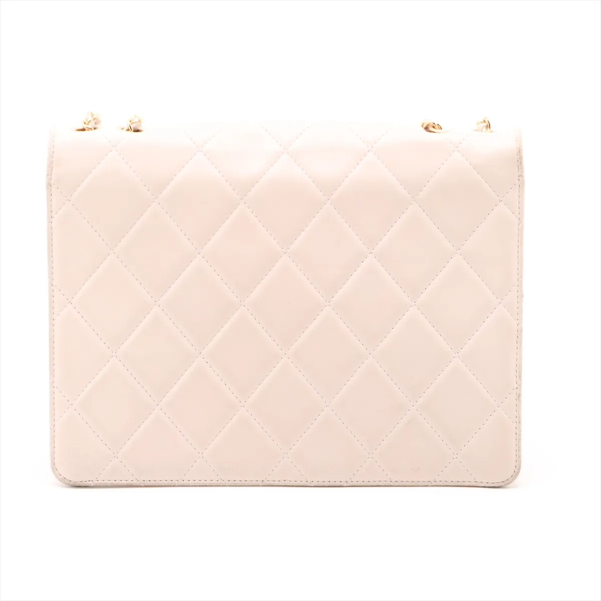 Matelasse Lambskin Single Flap Double Chain Bag Coco Rock Beige Gold Hardware 23369806 23rd Series — view 2