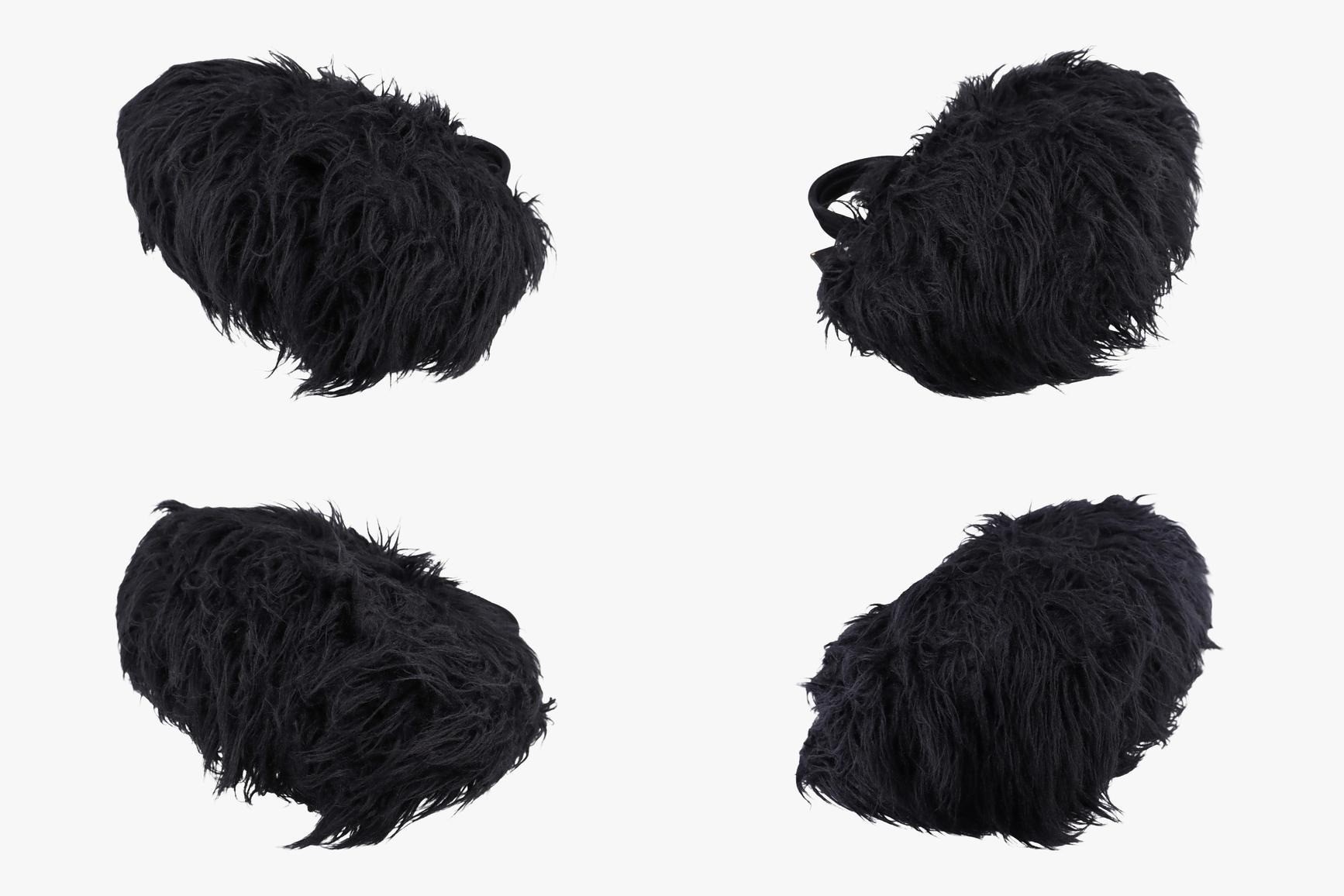 Canapa Suede x Fur Black — view 4