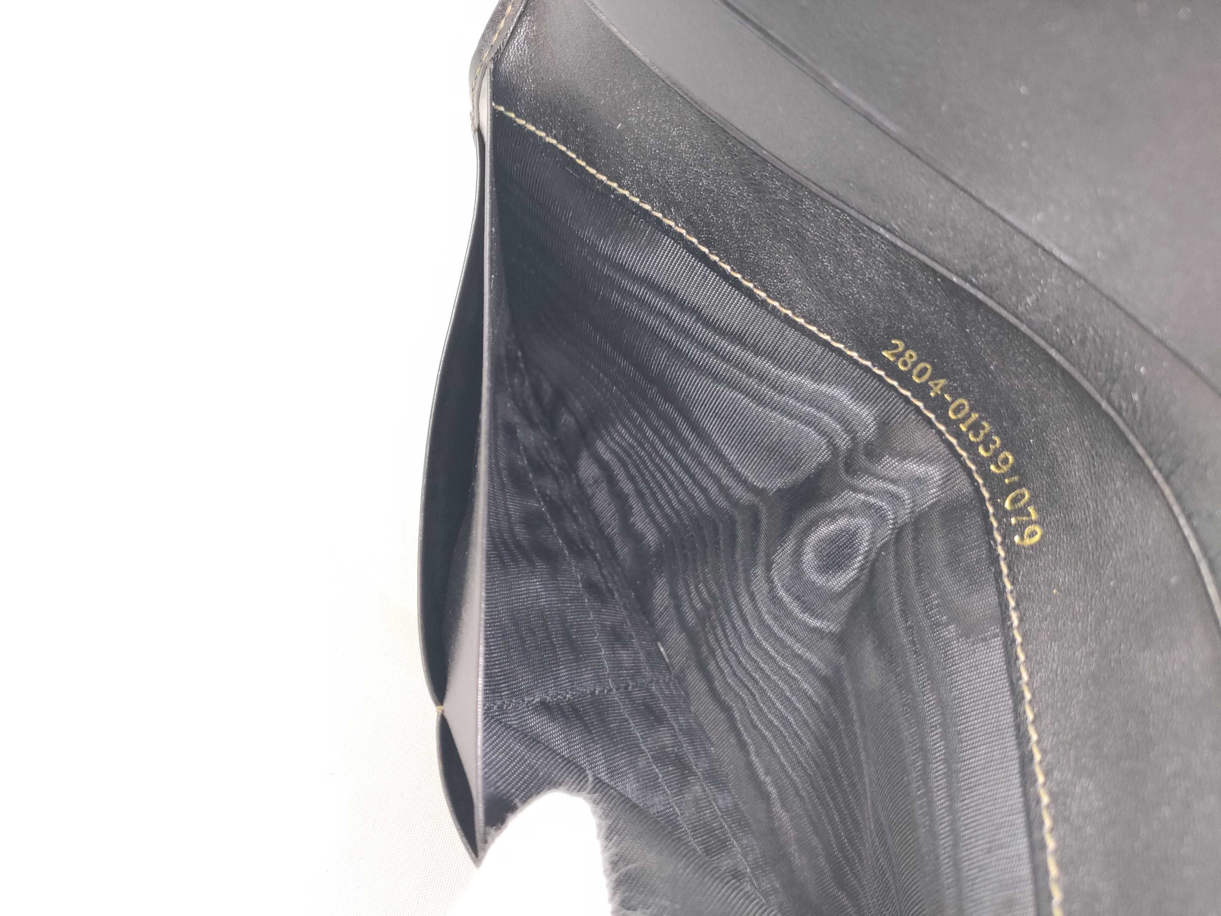 Leather Long Wallet 2804 01339 Black — view 11