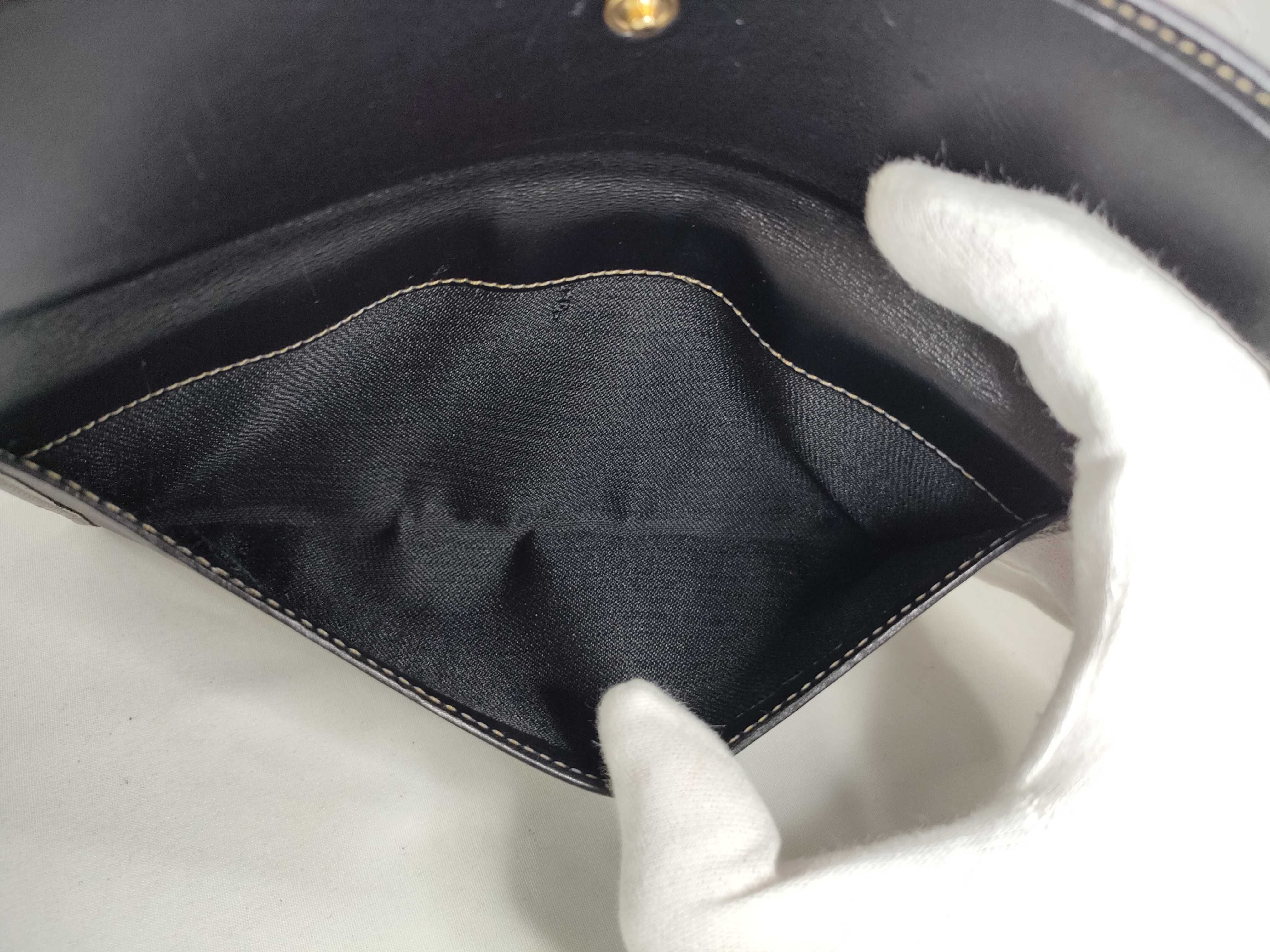 Leather Long Wallet 2804 01339 Black — view 14