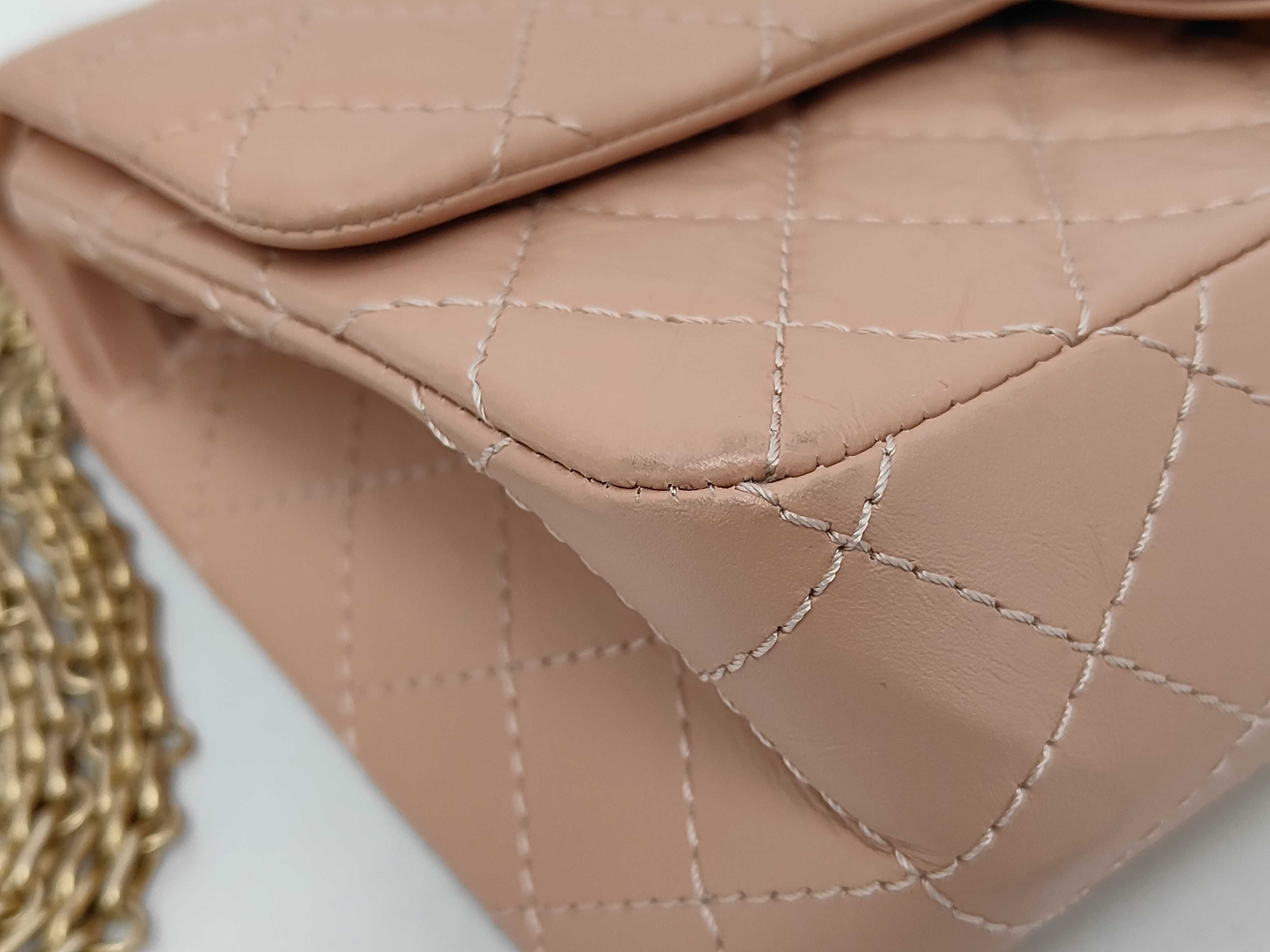BAG 2.55 REISSUE LAMBSKIN MATELASSE WFLAP GHW MICROCHIP L58P99X9 Shoulder Bag — view 6