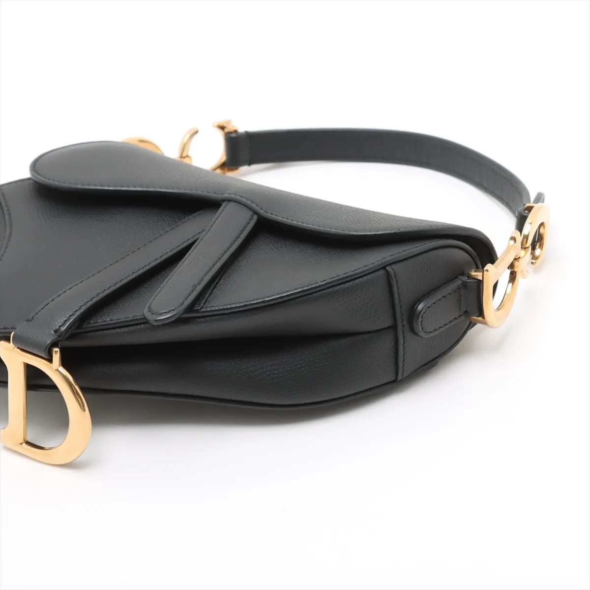 Saddle Leather Handbag Black — view 3