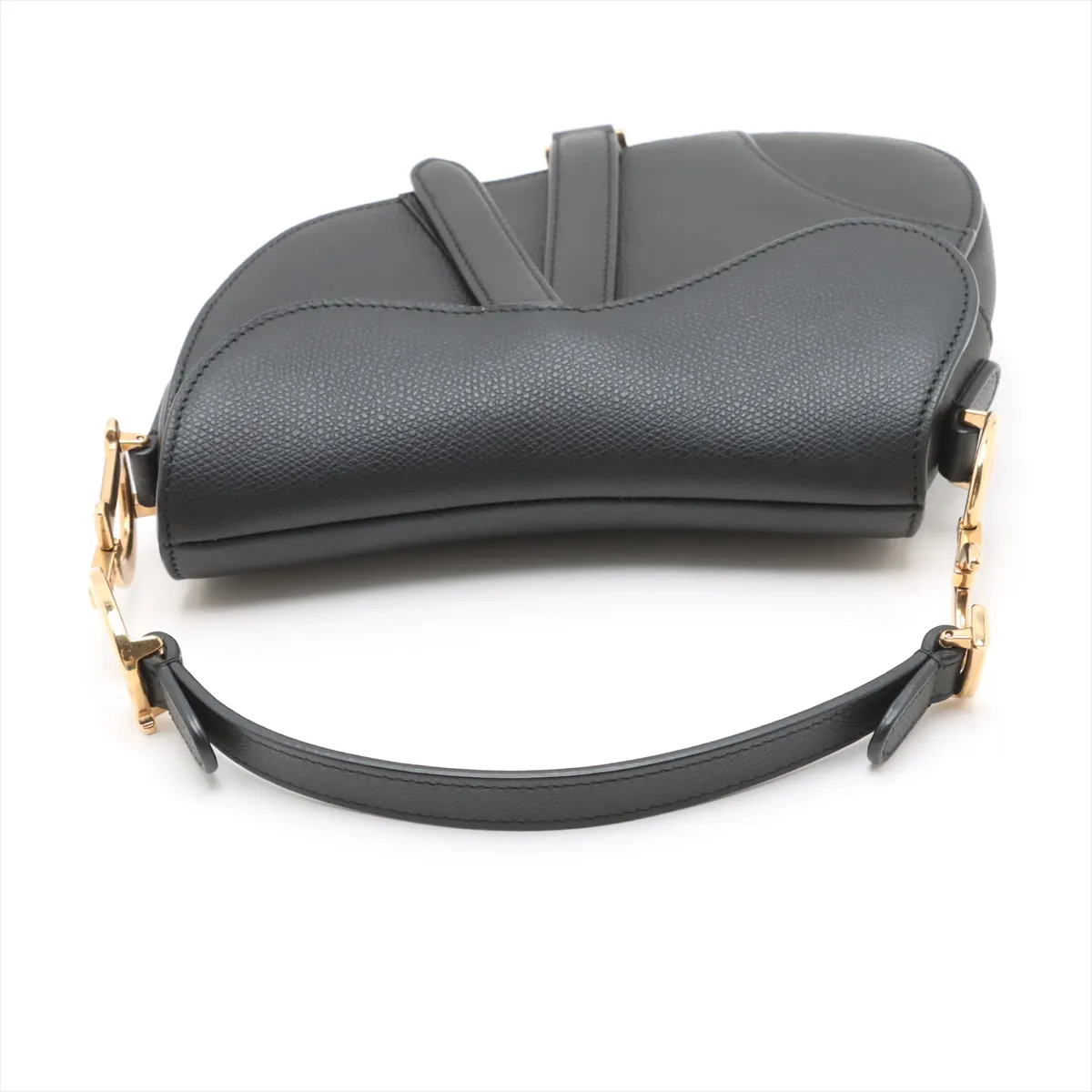 Saddle Leather Handbag Black — view 5