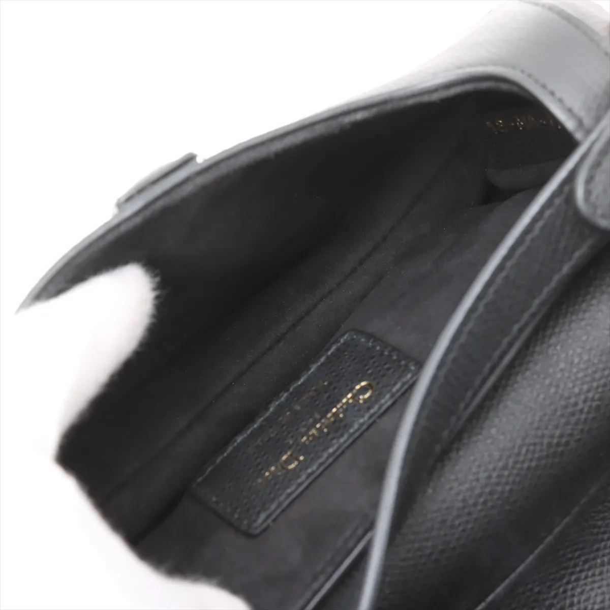 Saddle Leather Handbag Black — view 7