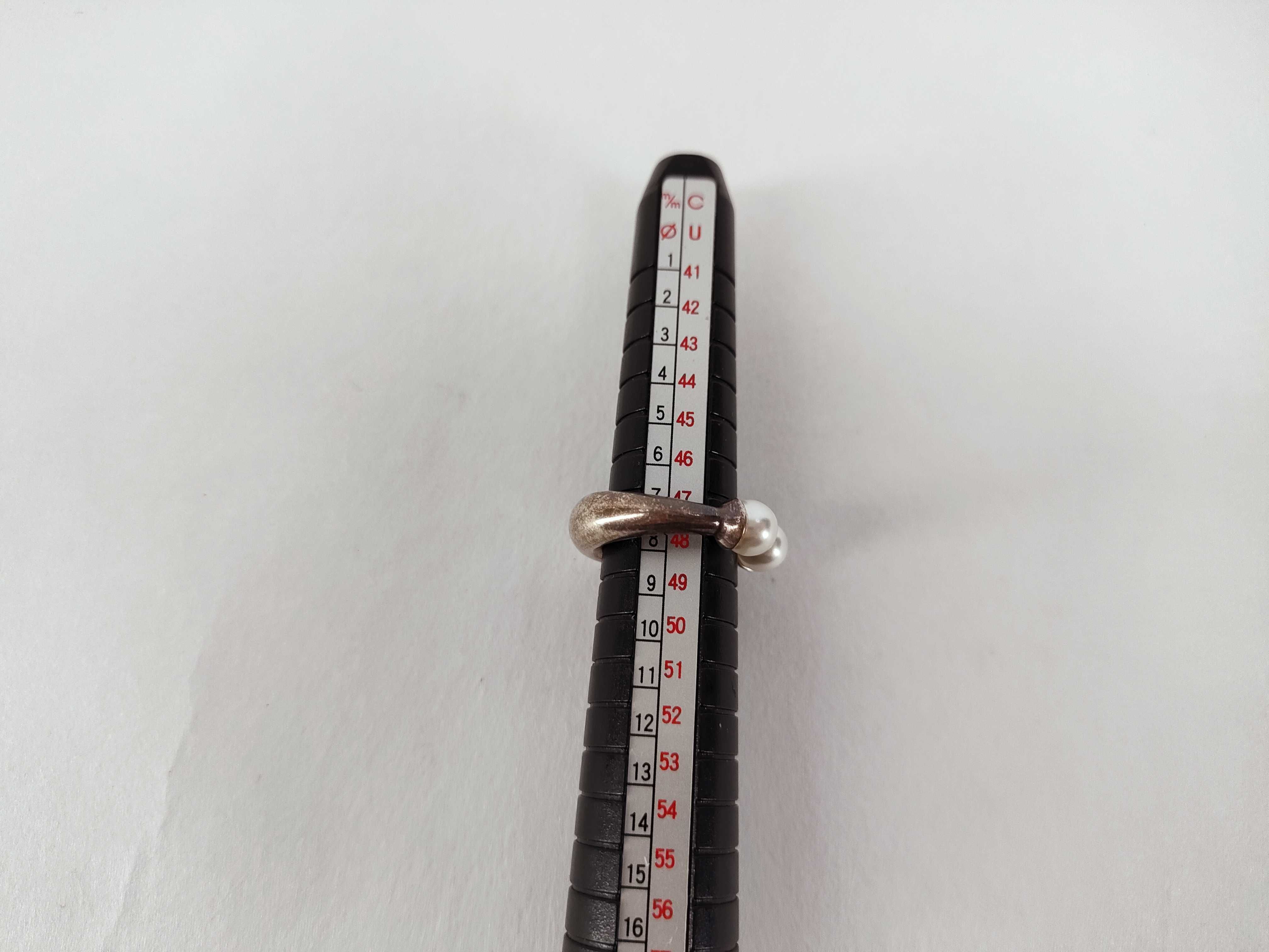 Tribal Pearl Ring, Size S — view 10