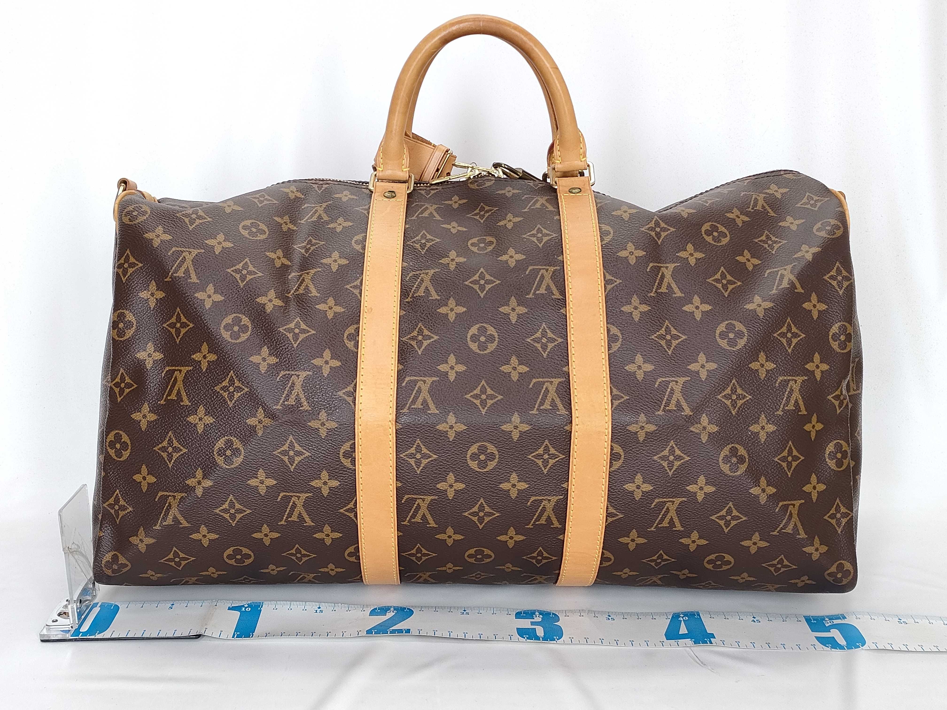 Monogram Keepall Bandoulière 50 M41416 TH1905 Brown Boston Bag — view 2