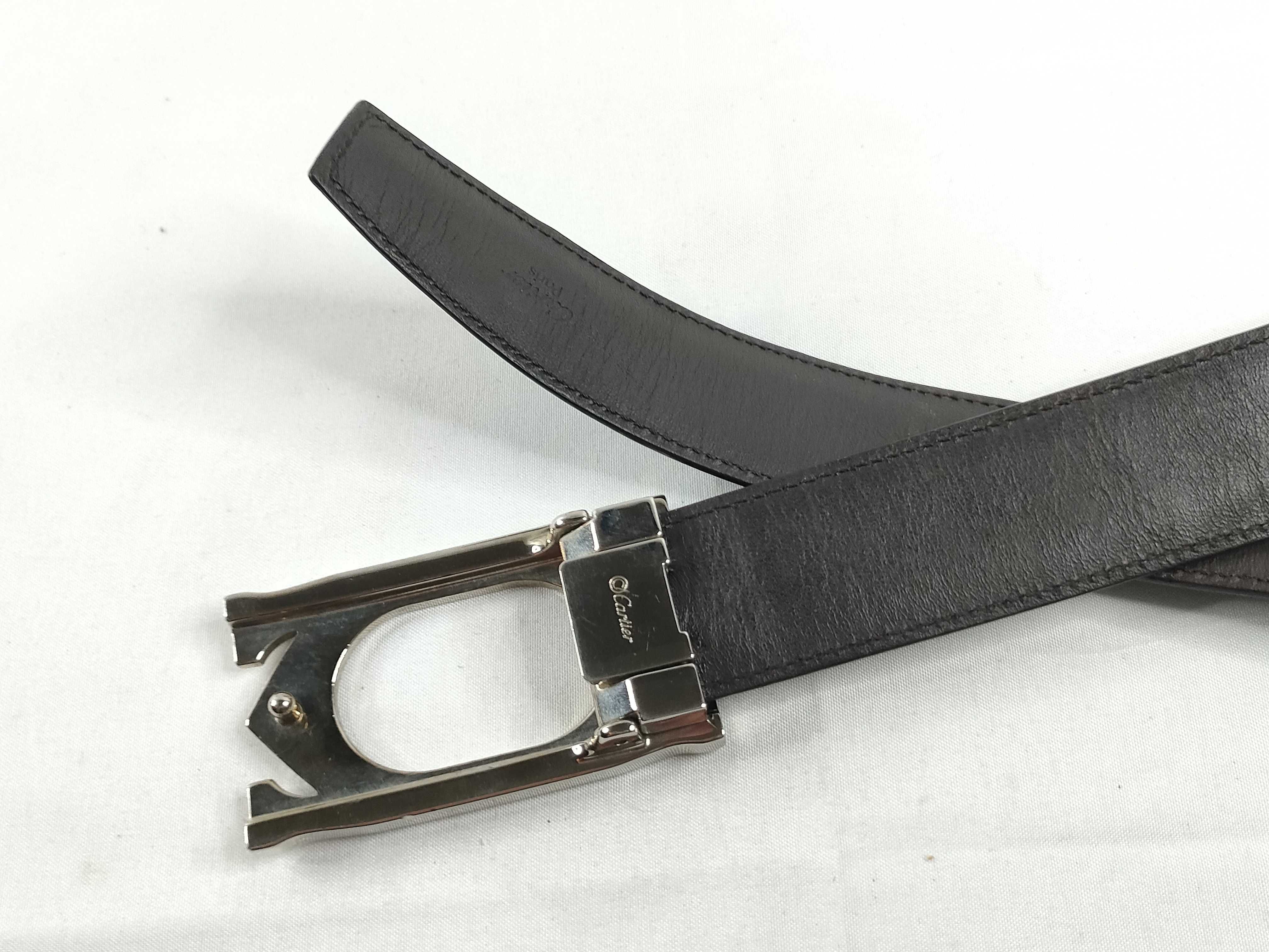 Double C Logo Leather Belt — view 4