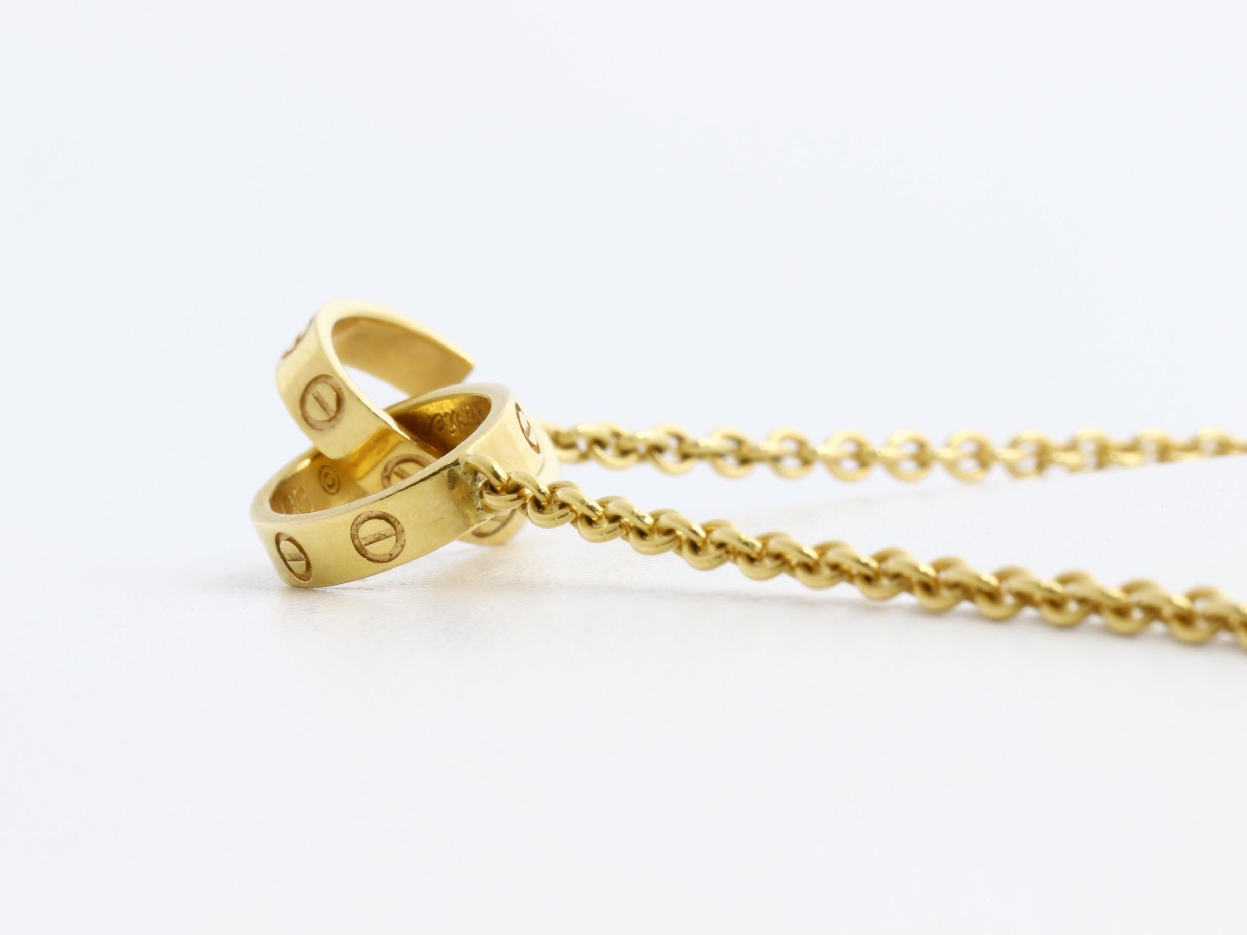 Necklace/Pendant, Baby Love, 750PG, 7.1g, Neck circumference approx. 46cm — view 4