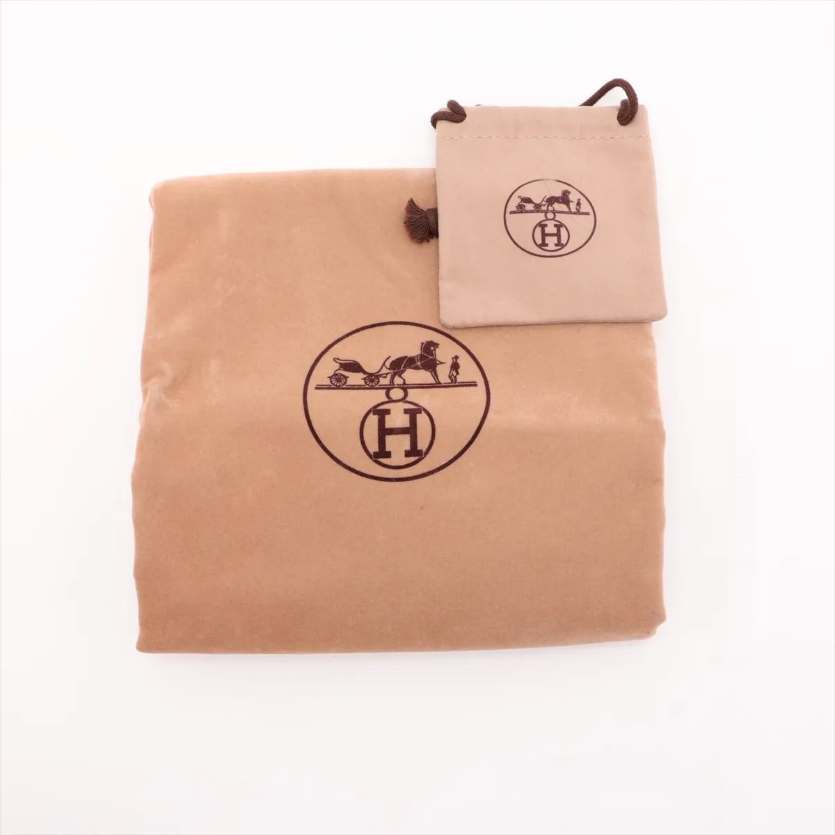 Herbag Ad PM Toile H x Vache Hunter Beige Silver Hardware D: 2000 — view 12