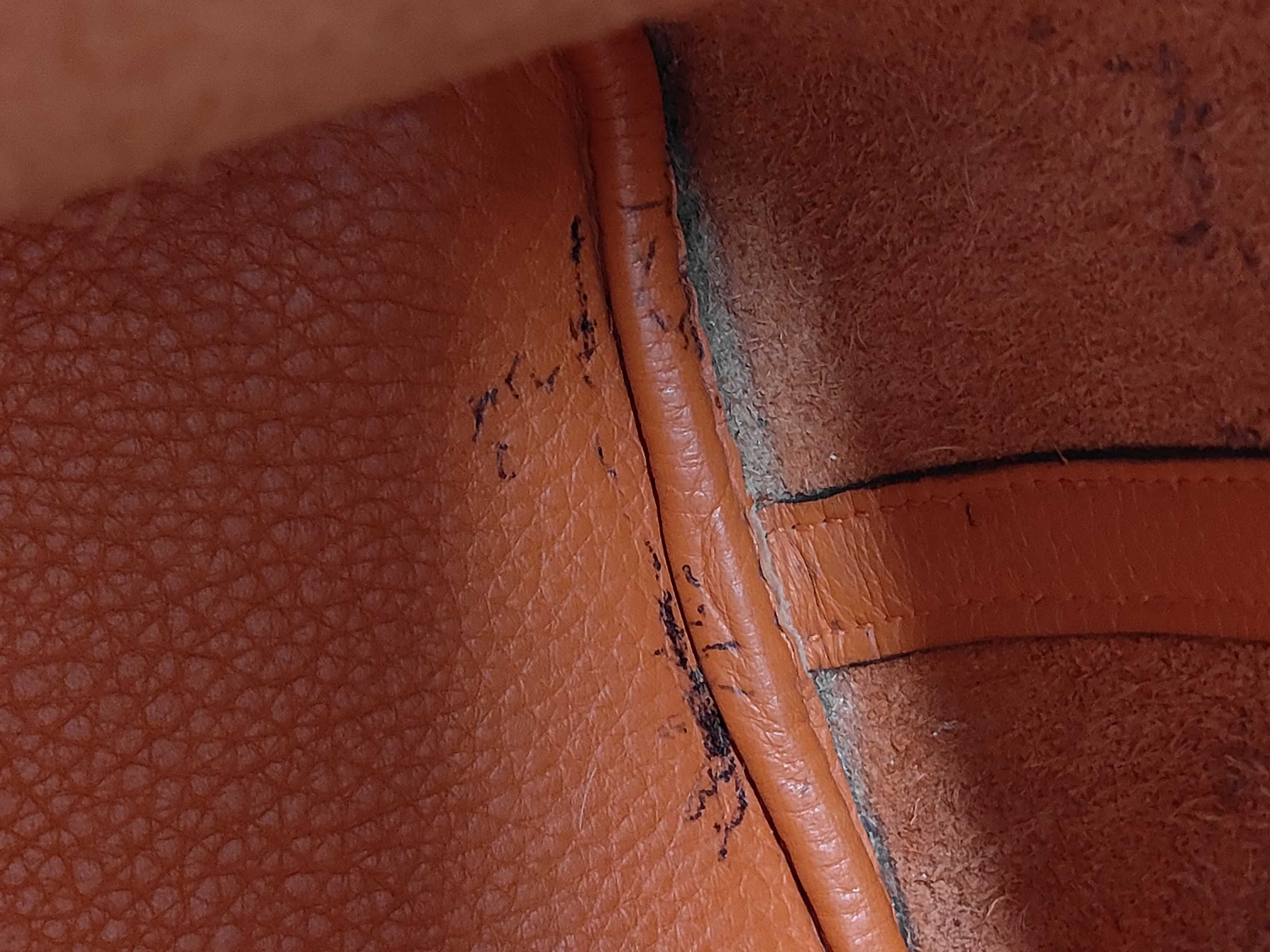 Picotin PM Taurillon Clemence Orange Handbag G — view 11