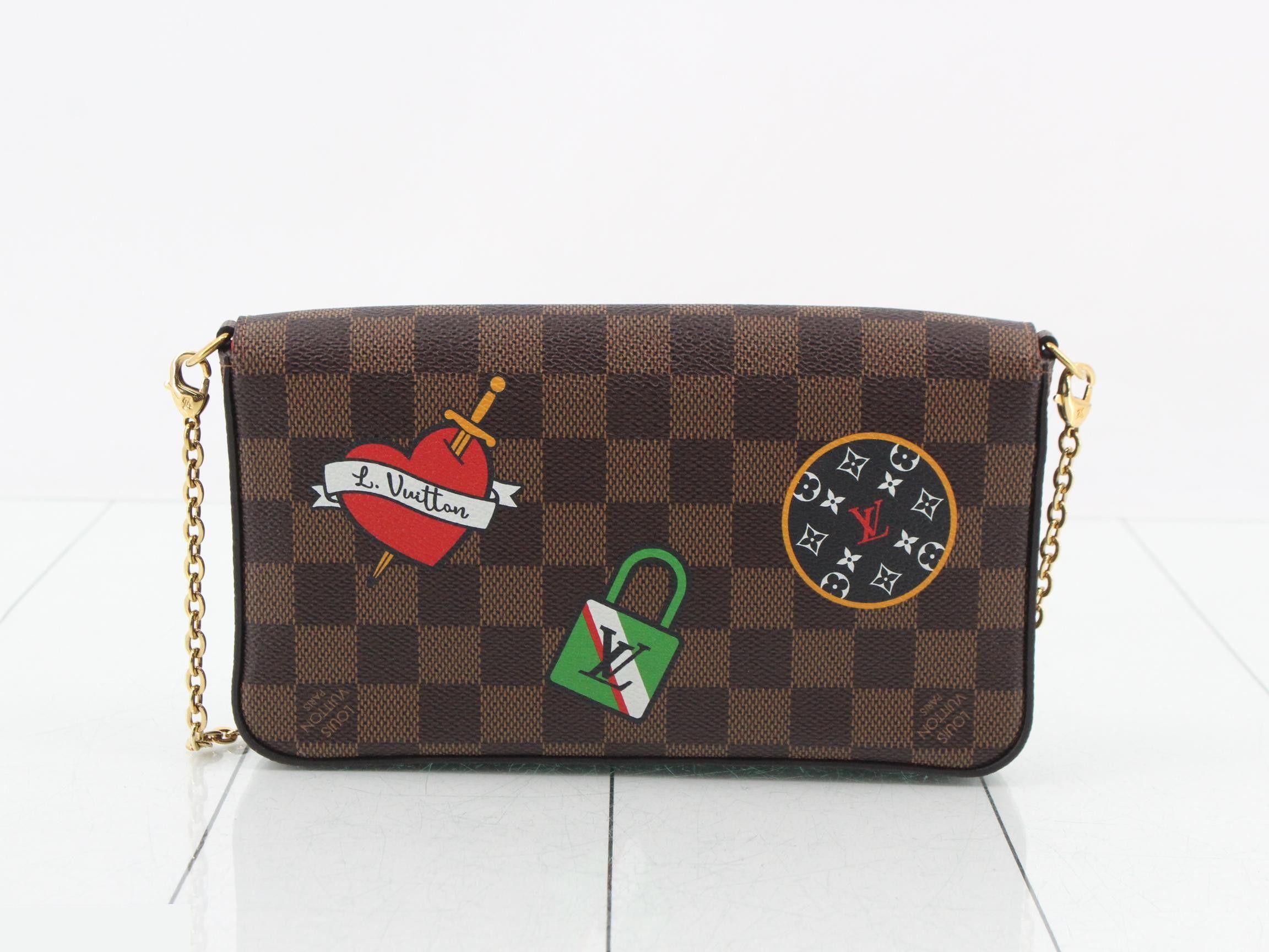 Damier Pochette Felicie GM Shoulder Bag with Case — view 2