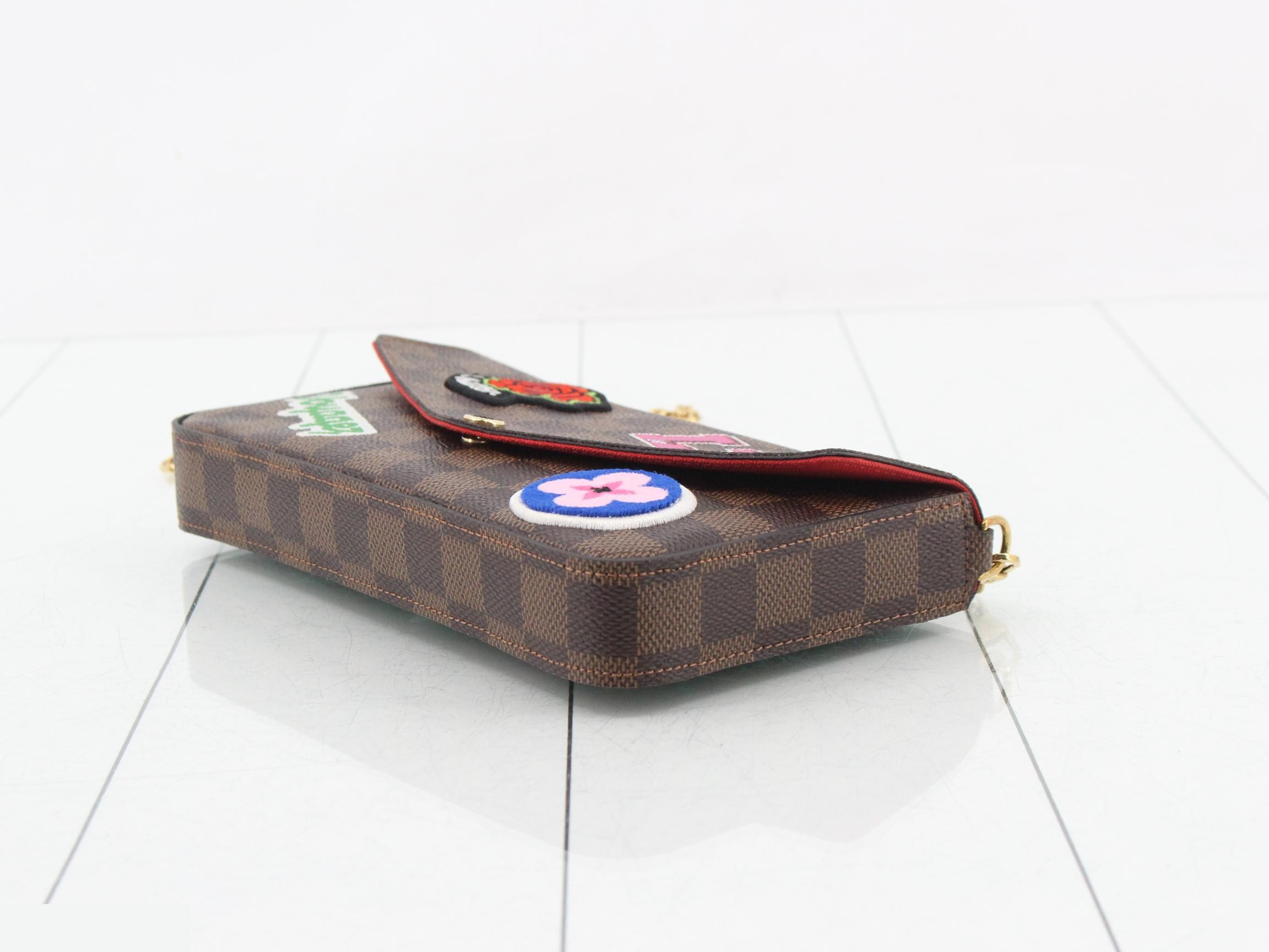 Damier Pochette Felicie GM Shoulder Bag with Case — view 6