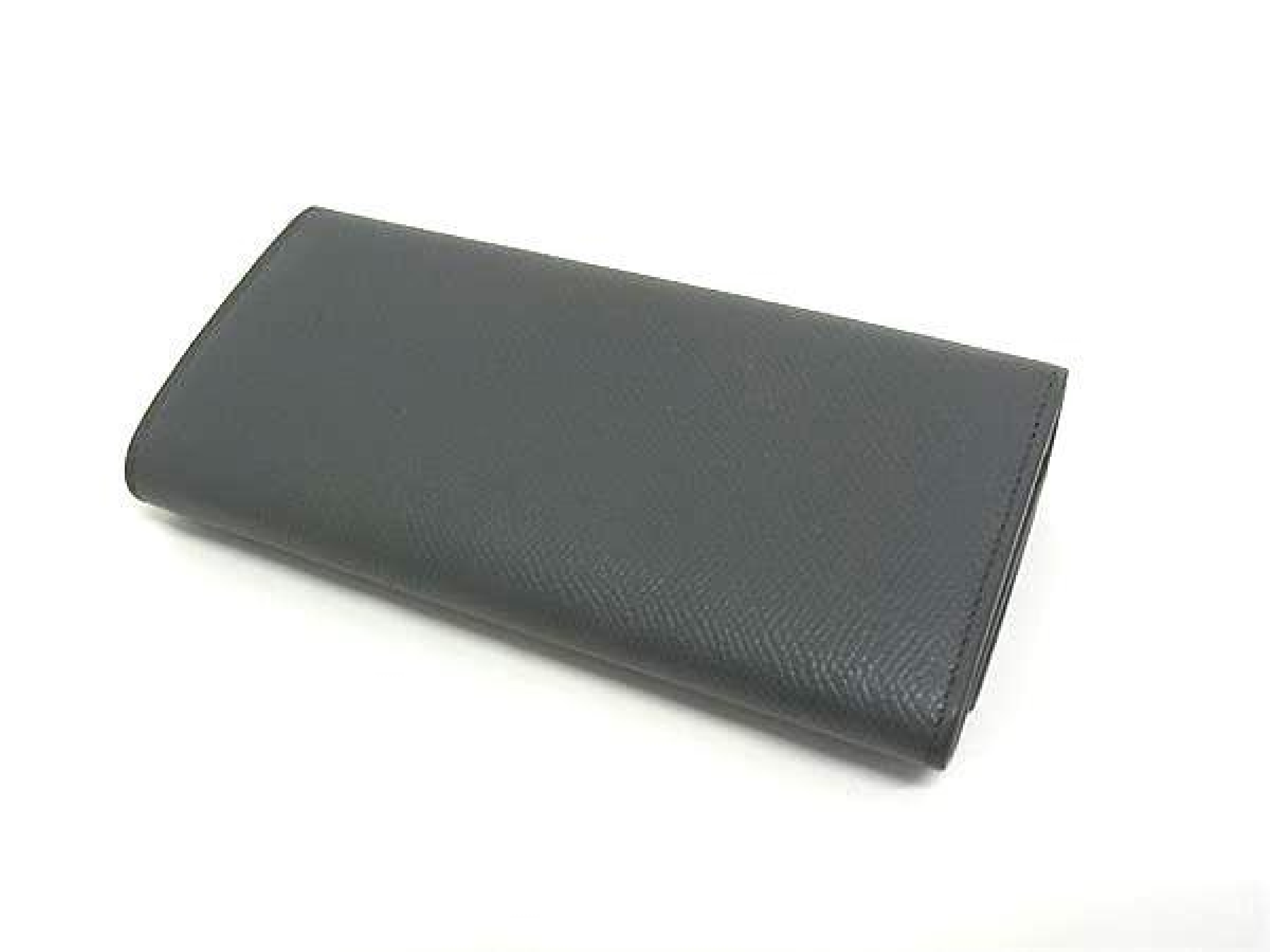 Large Flap Leather Bi-fold Long Wallet with Coin Purse, Bill Compartment, and Card Slots, Gray (HD0283) — view 2