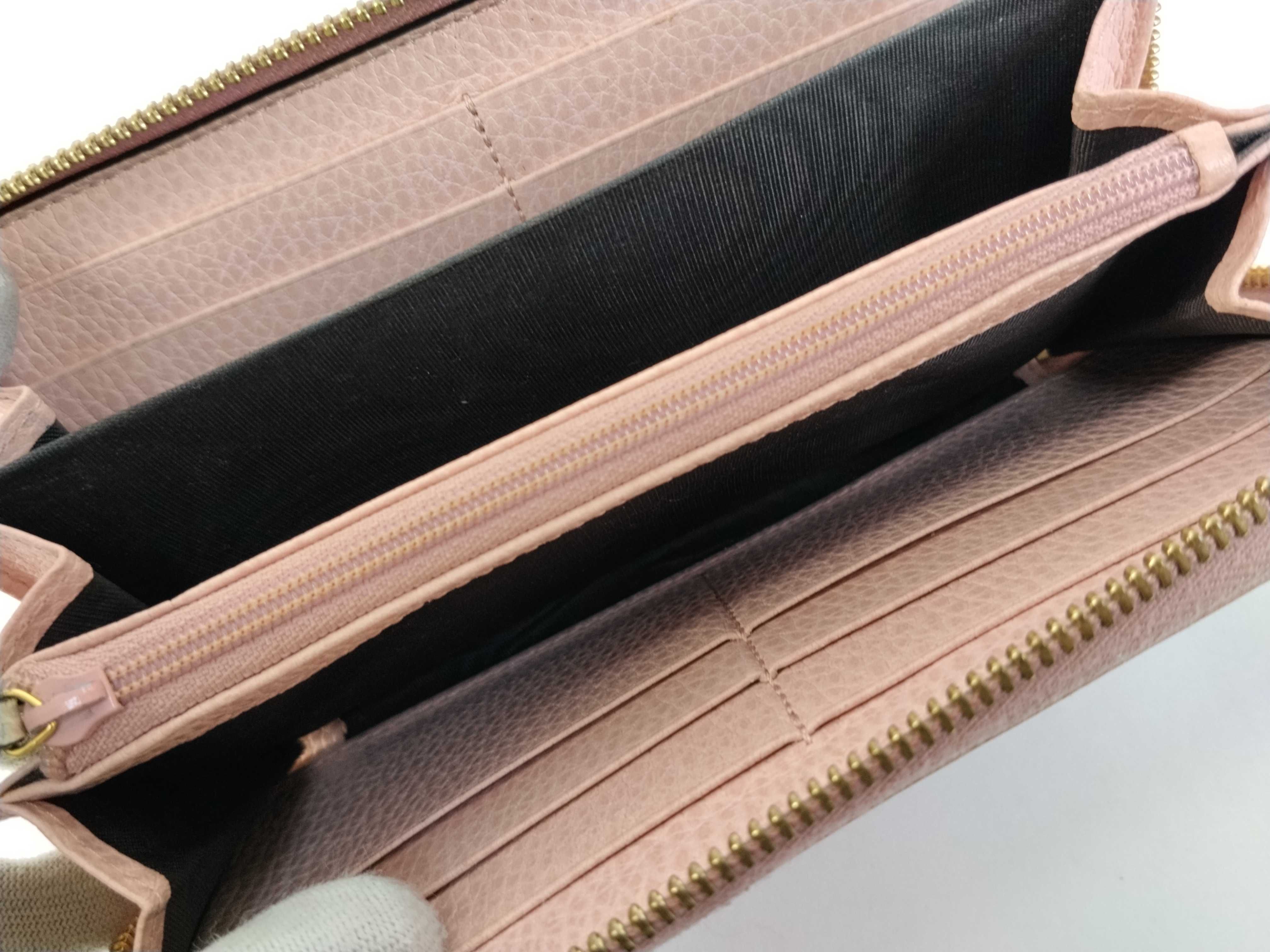 Marmont Leather Round Zip Long Wallet — view 14