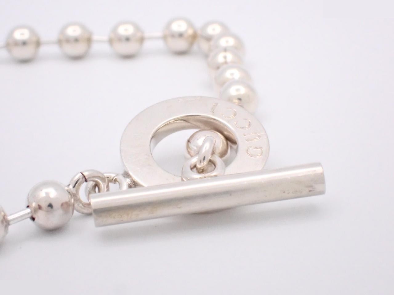 T-bar ball chain bracelet, 925 sterling silver, 14.2g — view 3